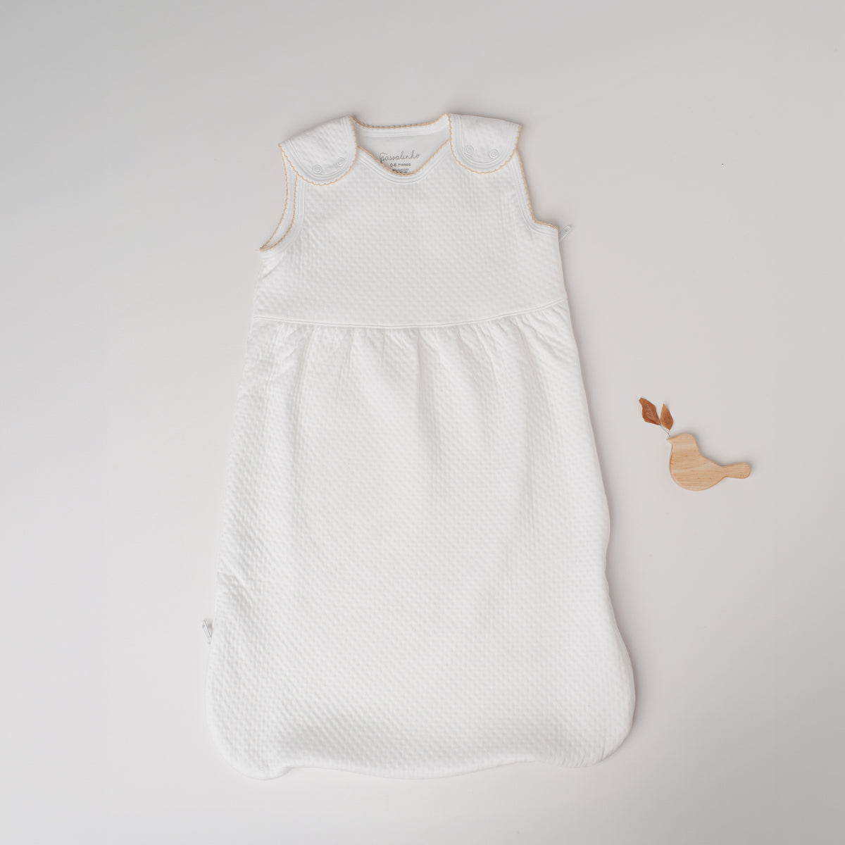 Saco de Dormir Jacquard Branco