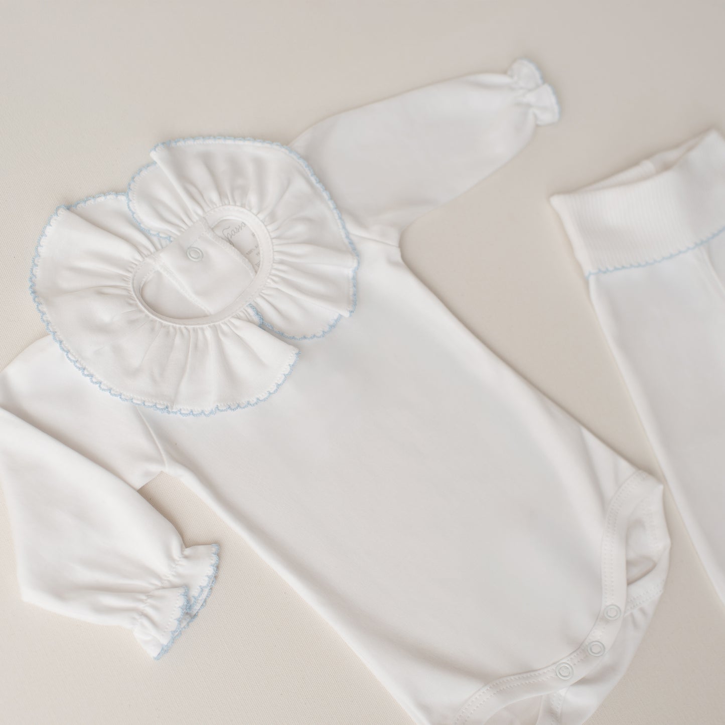 Conjunto Body Beija-Flor + Culote Yoga Azul