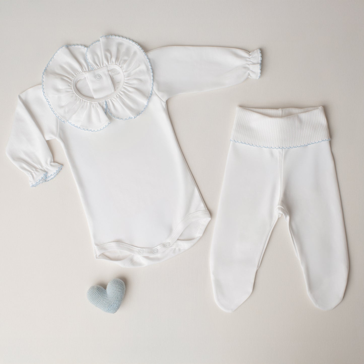 Conjunto Body Beija-Flor + Culote Yoga Azul