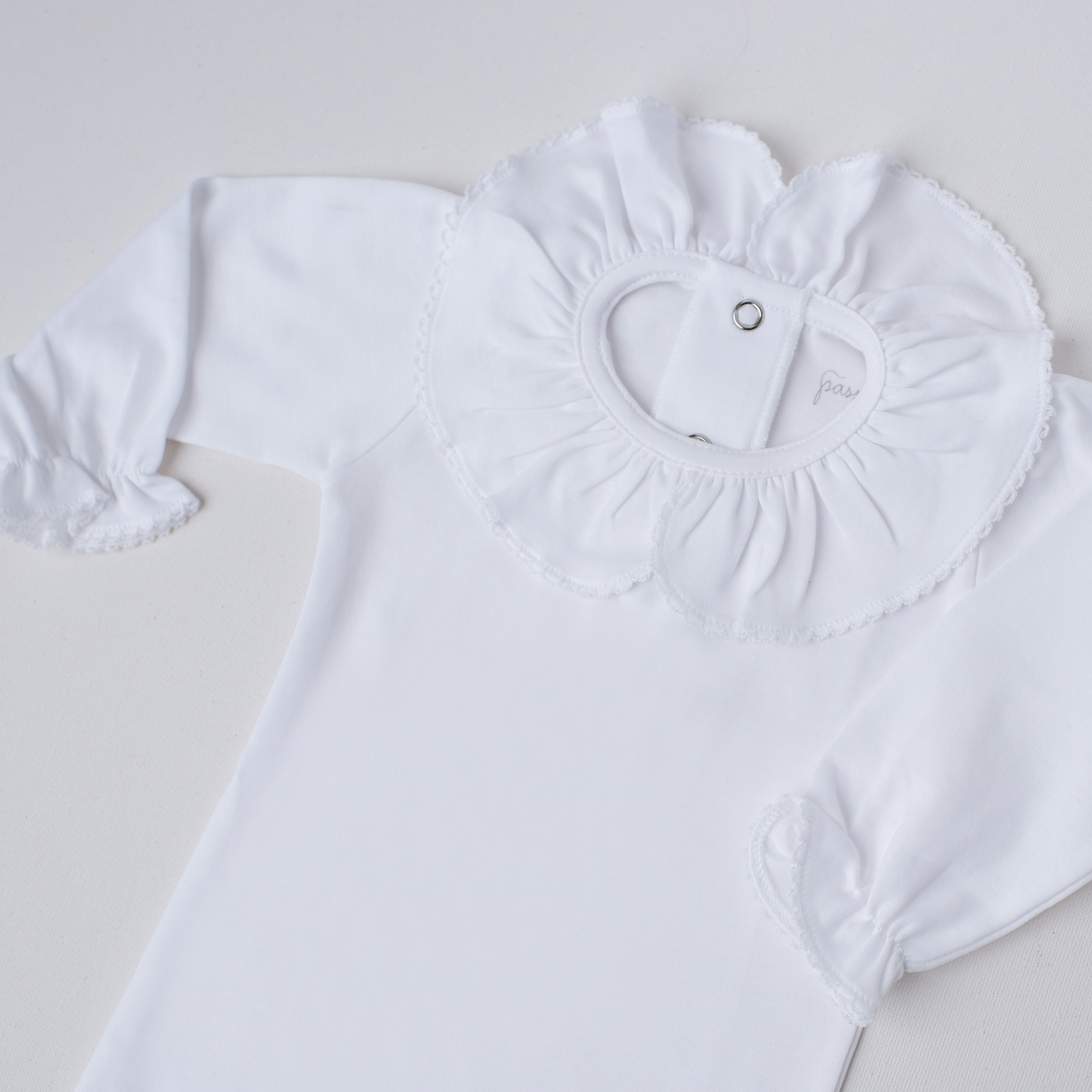 Body Beija-Flor Manga Longa Branco