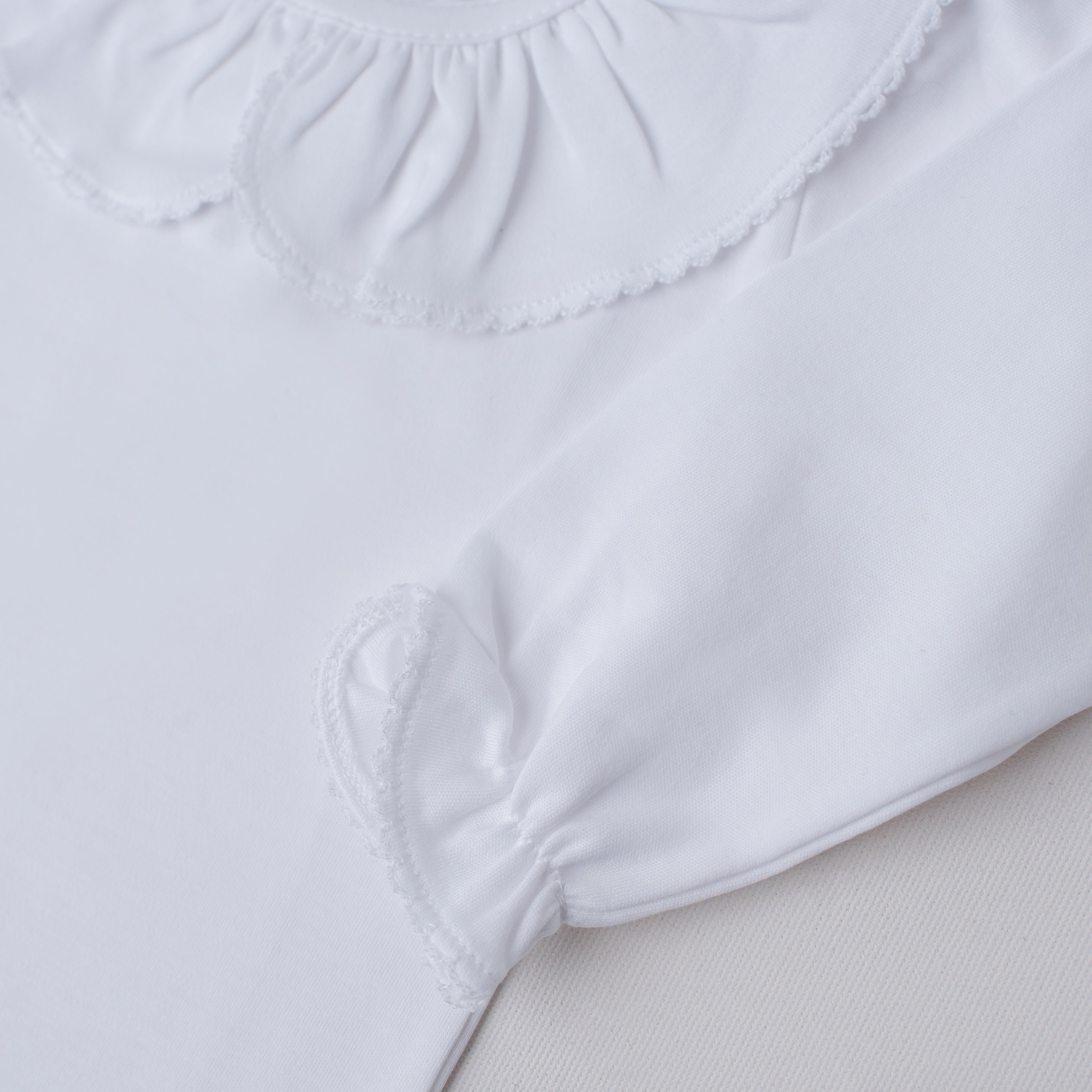 Body Beija-Flor Manga Longa Branco