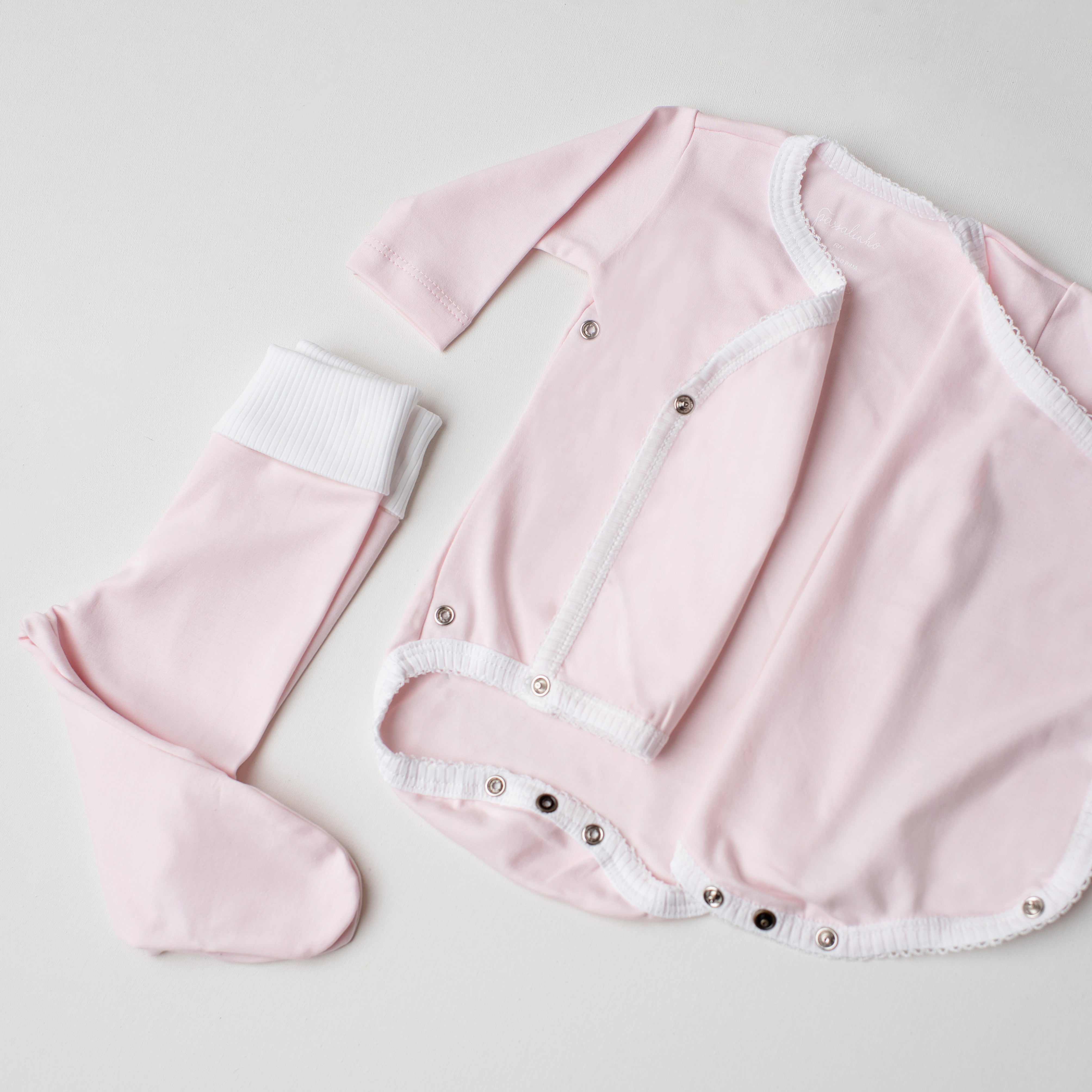 Conjunto Body Sabiá + Culote Yoga Rosa