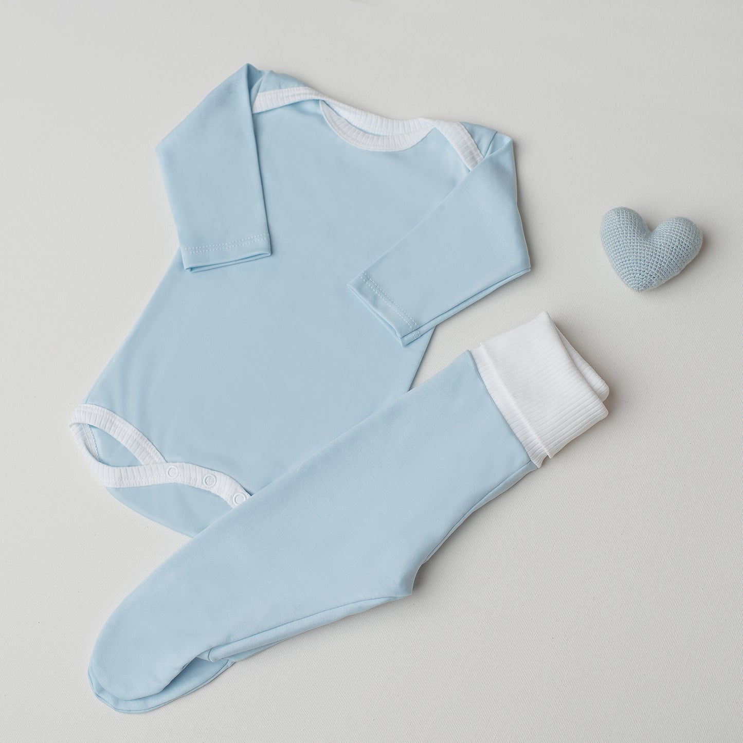 Conjunto Body Andorinha + Culote Yoga Azul