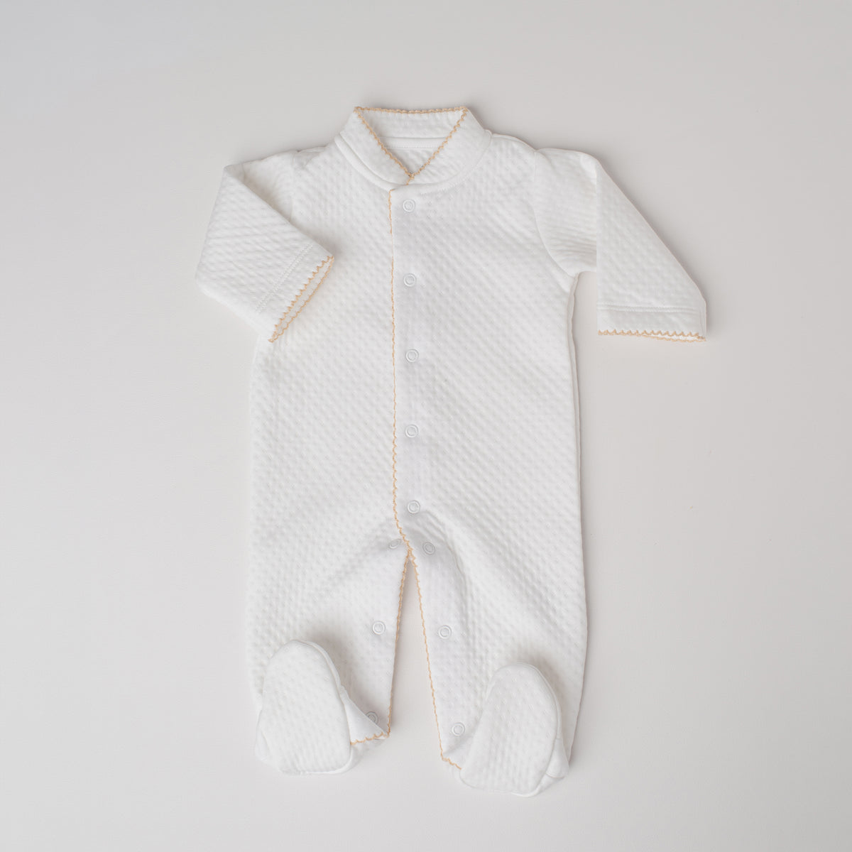 Macacão Arara Jacquard Branco