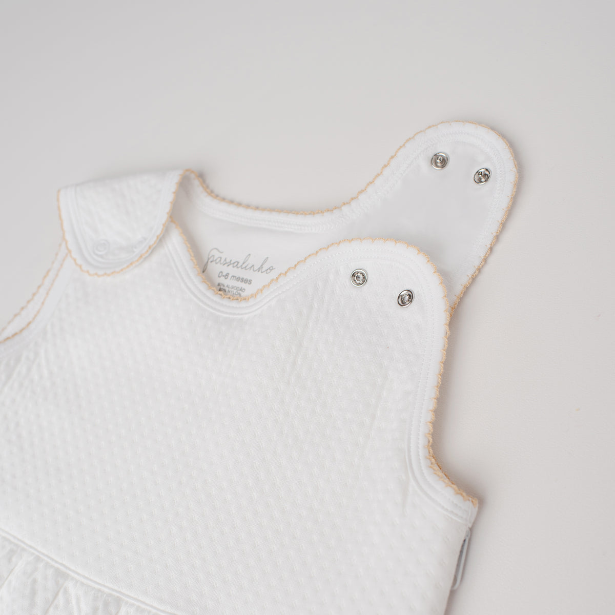 Saco de Dormir Jacquard Branco