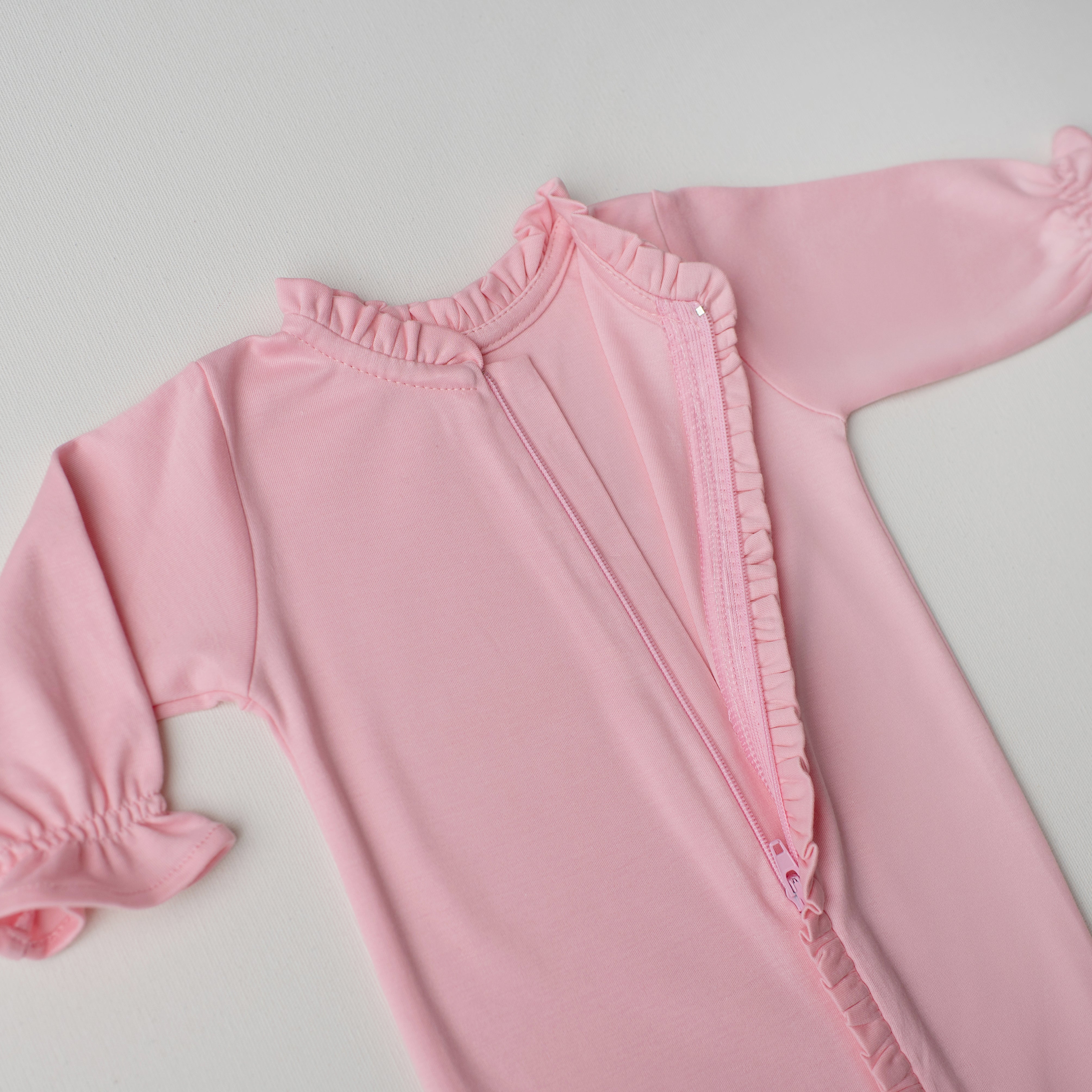 Macacão Pardal Zíper Rosa