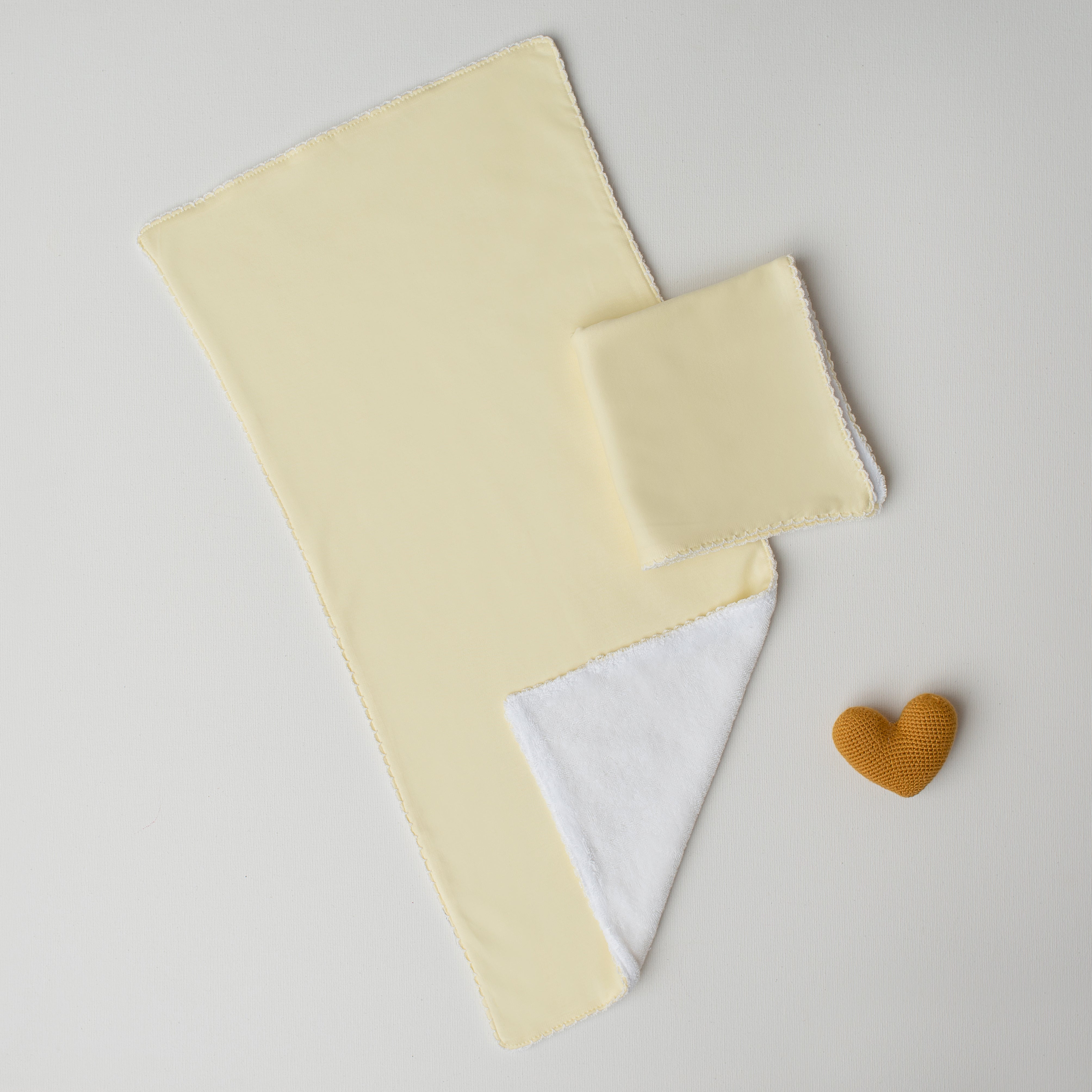 Kit: Paninho de Boca + Paninho de Ombro Amarelo