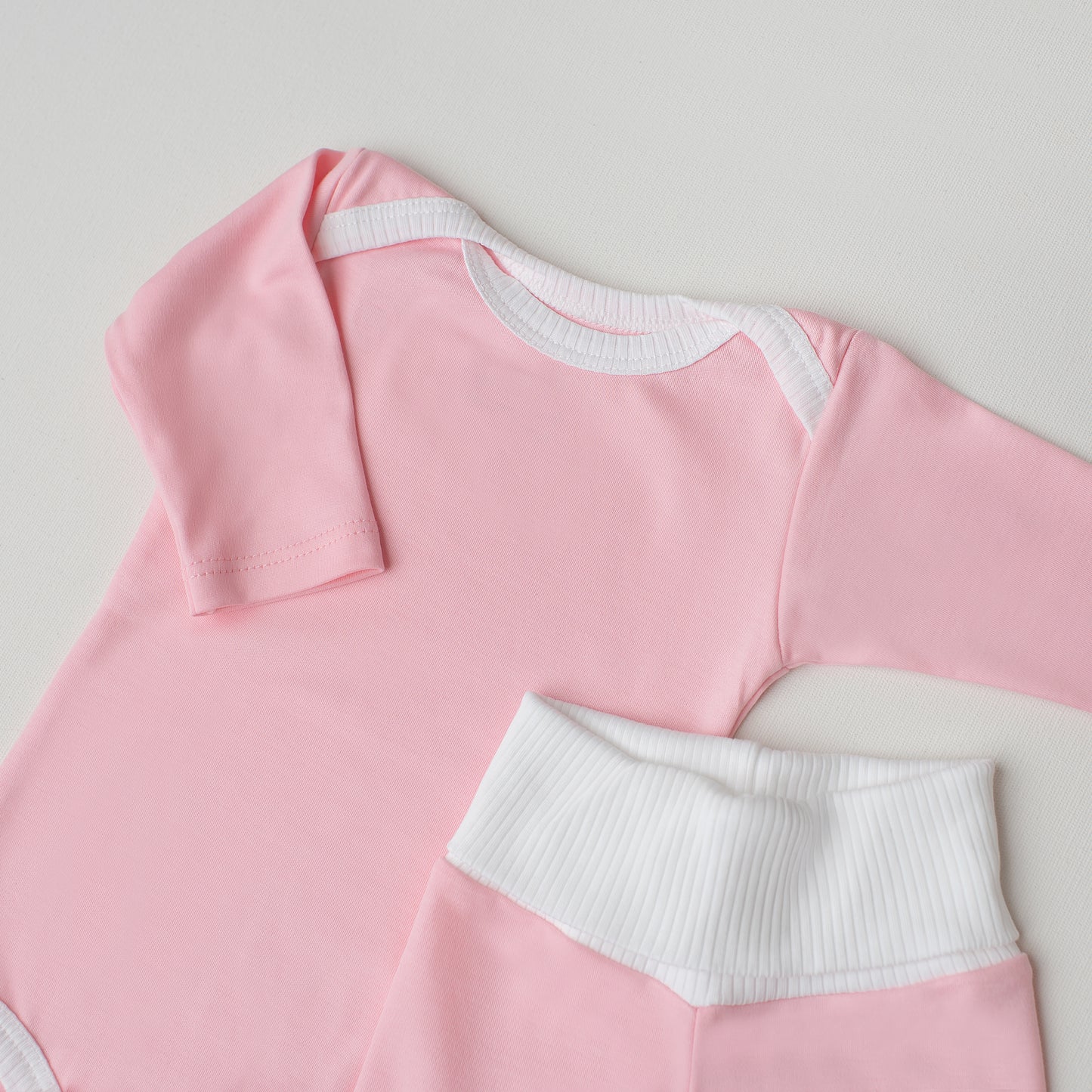 Conjunto Body Andorinha + Culote Yoga Rosa