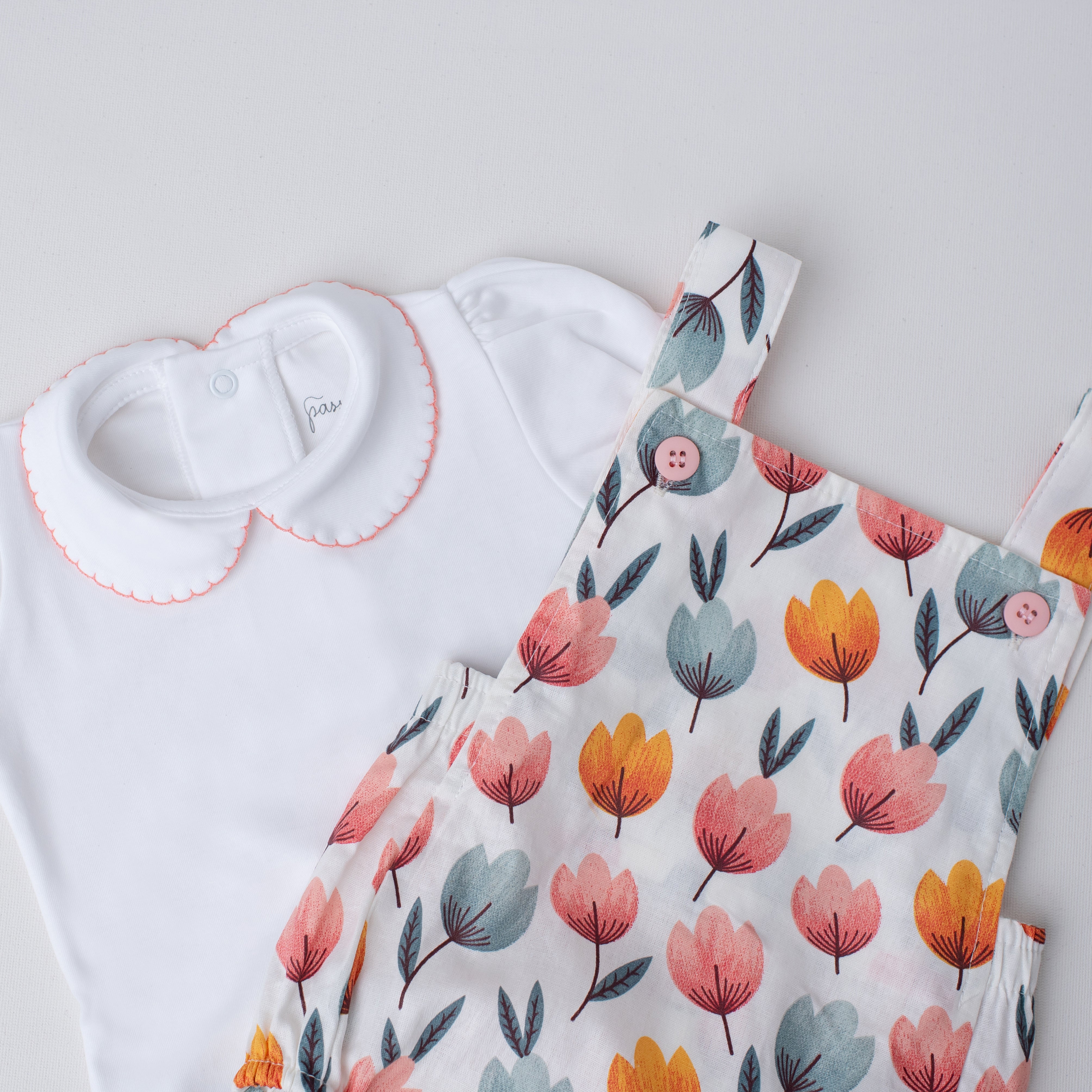 Conjunto Bloomer Garça Colorido