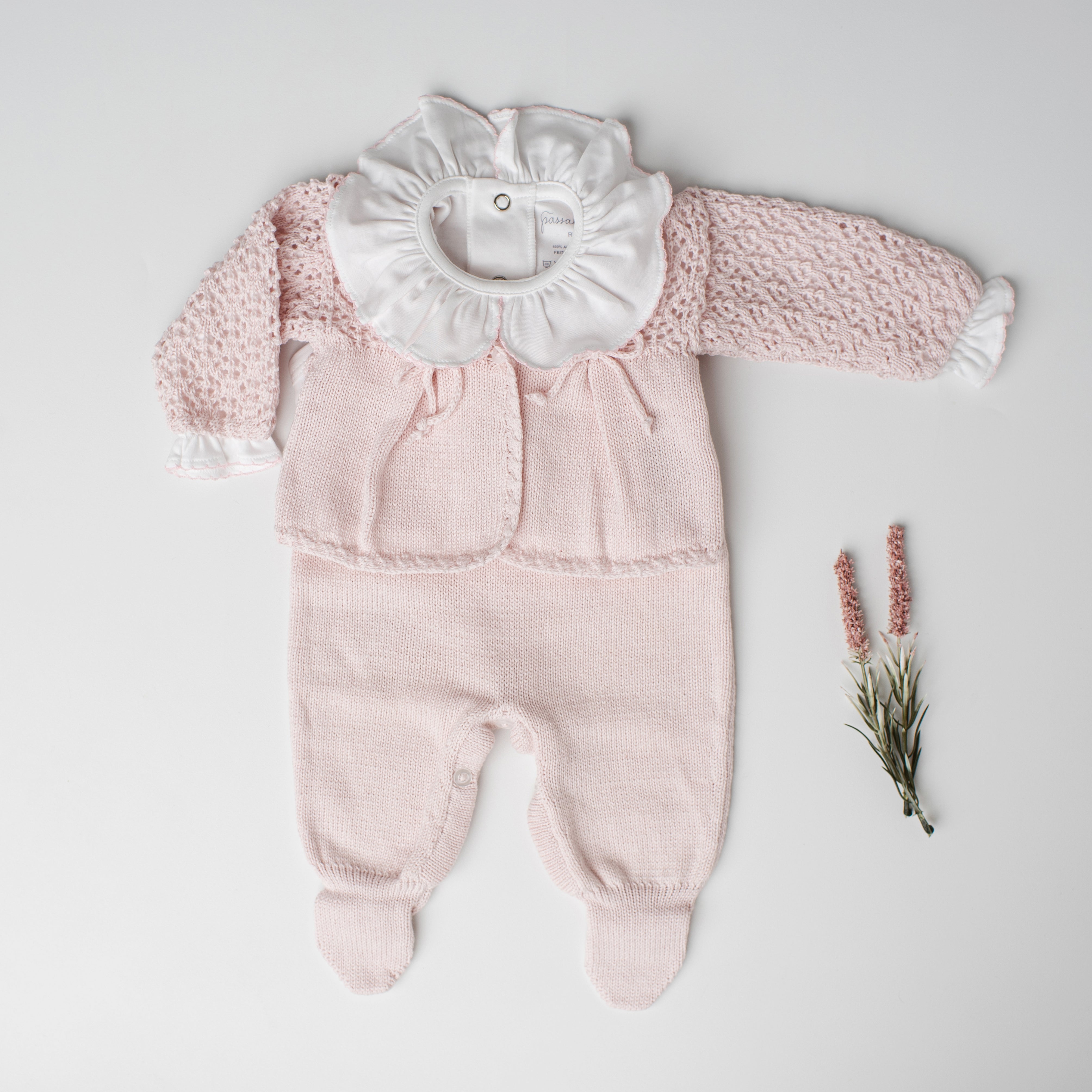 Saída de Maternidade Gaivota Rosa