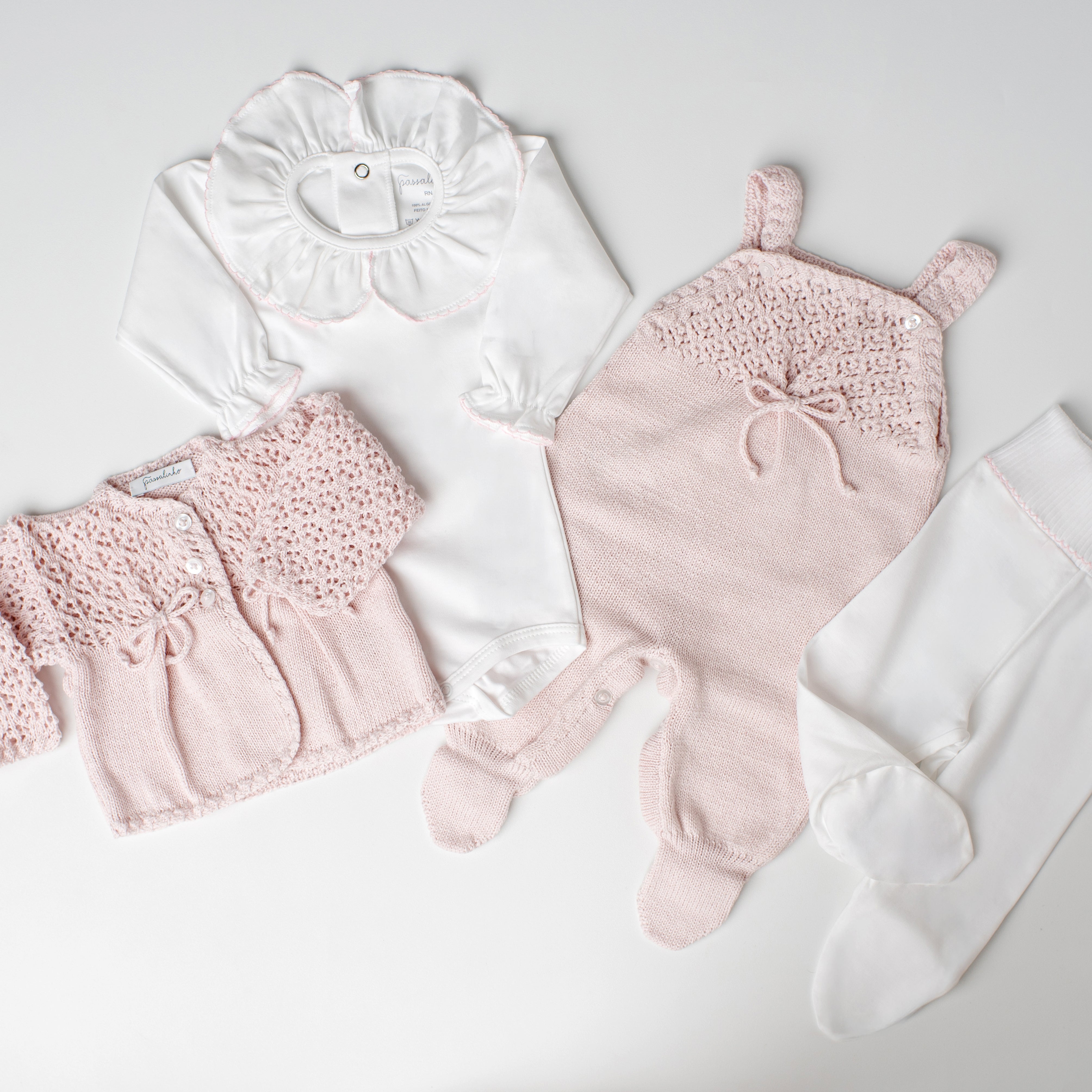 Saída de Maternidade Gaivota Rosa