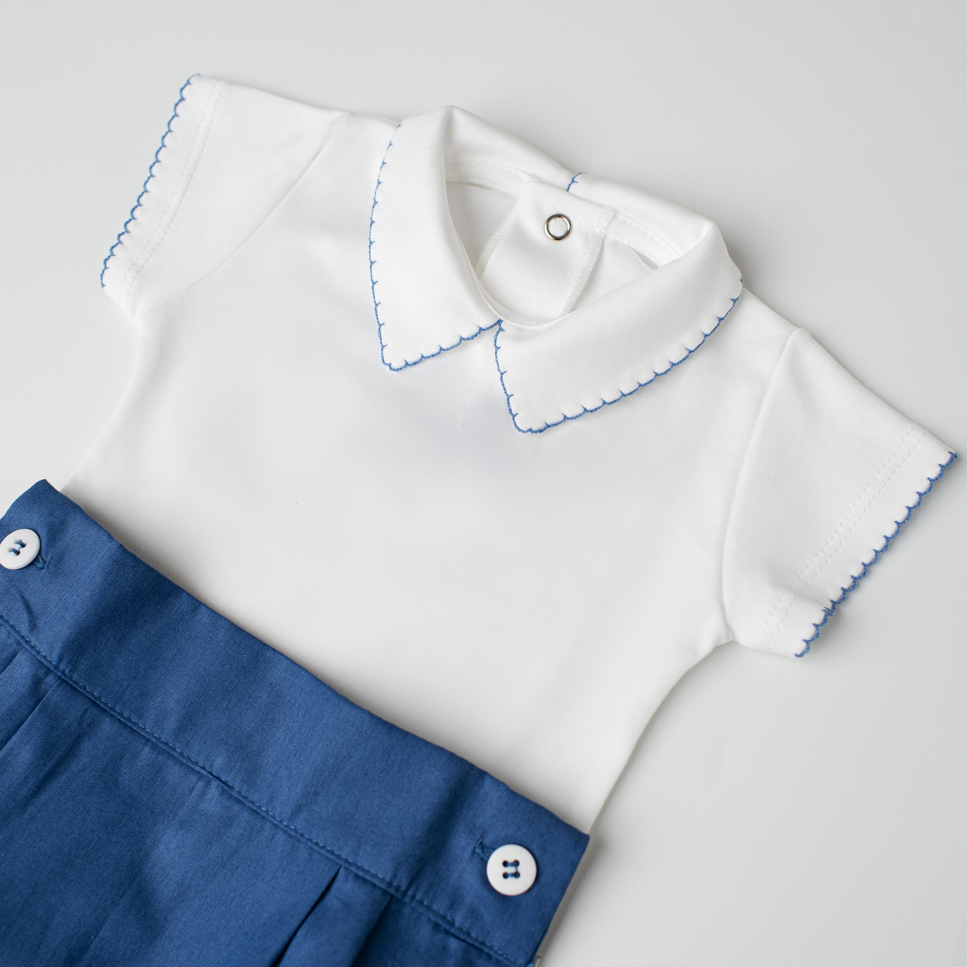 Conjunto Body e Shorts Quero Quero Azul