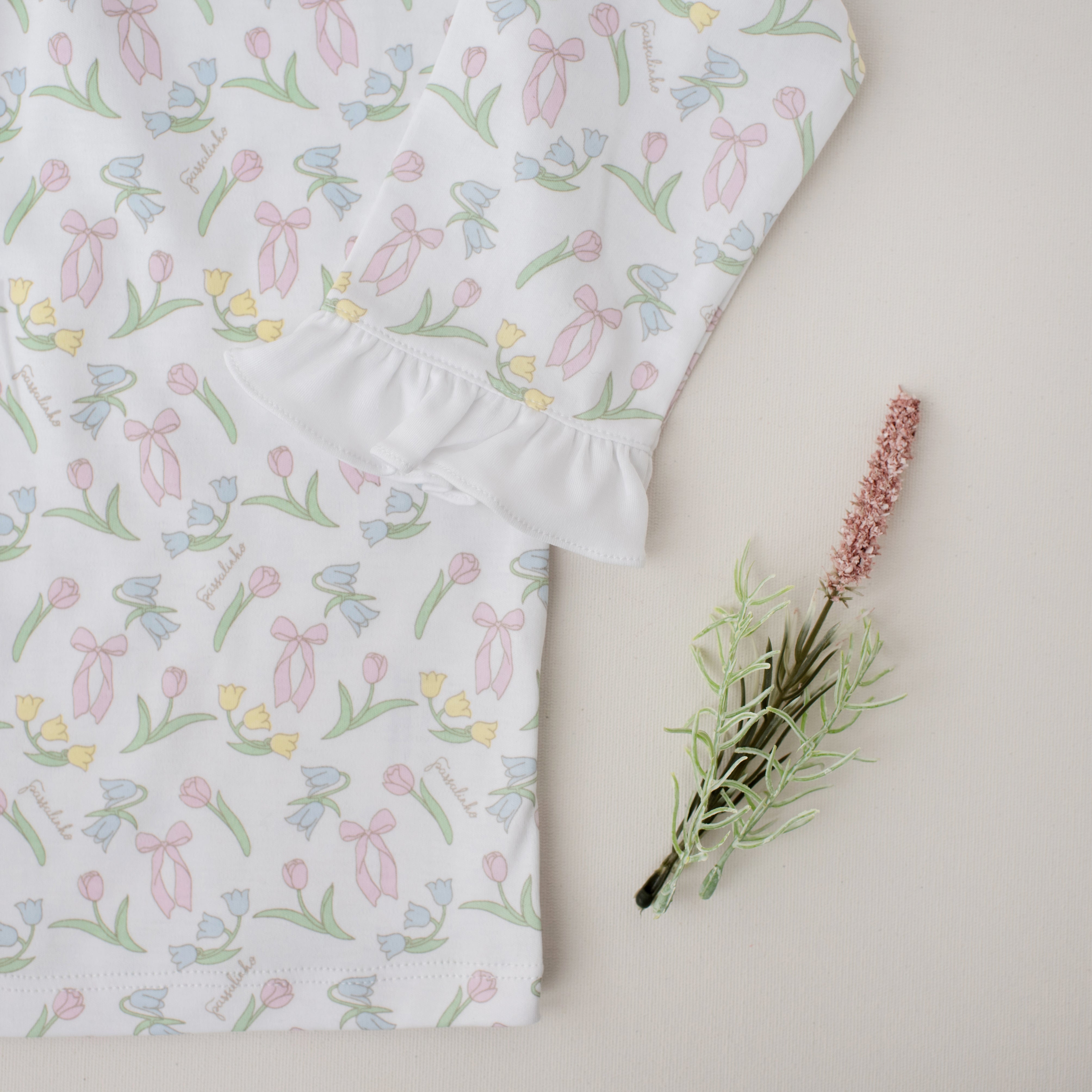 Pijama Calça e Blusa Arara Tulipas