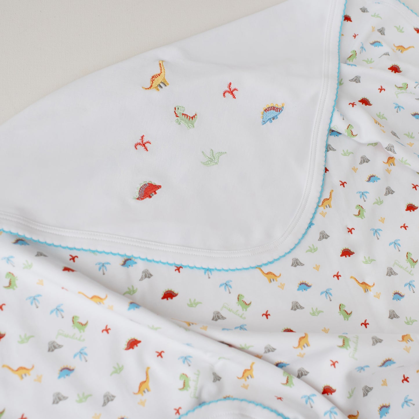 Manta Dupla Arara Dinossauros