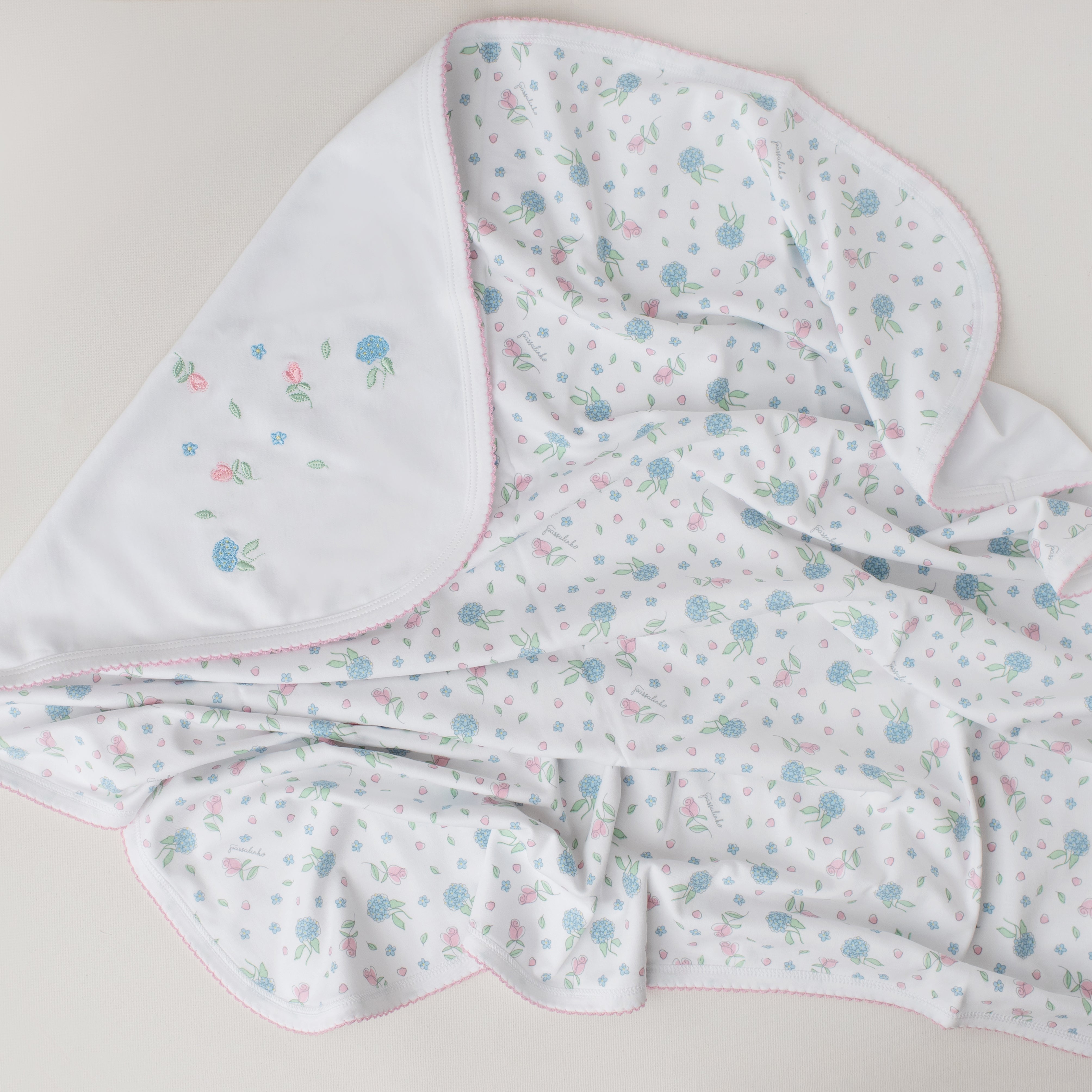 Manta Dupla Arara Hortênsias