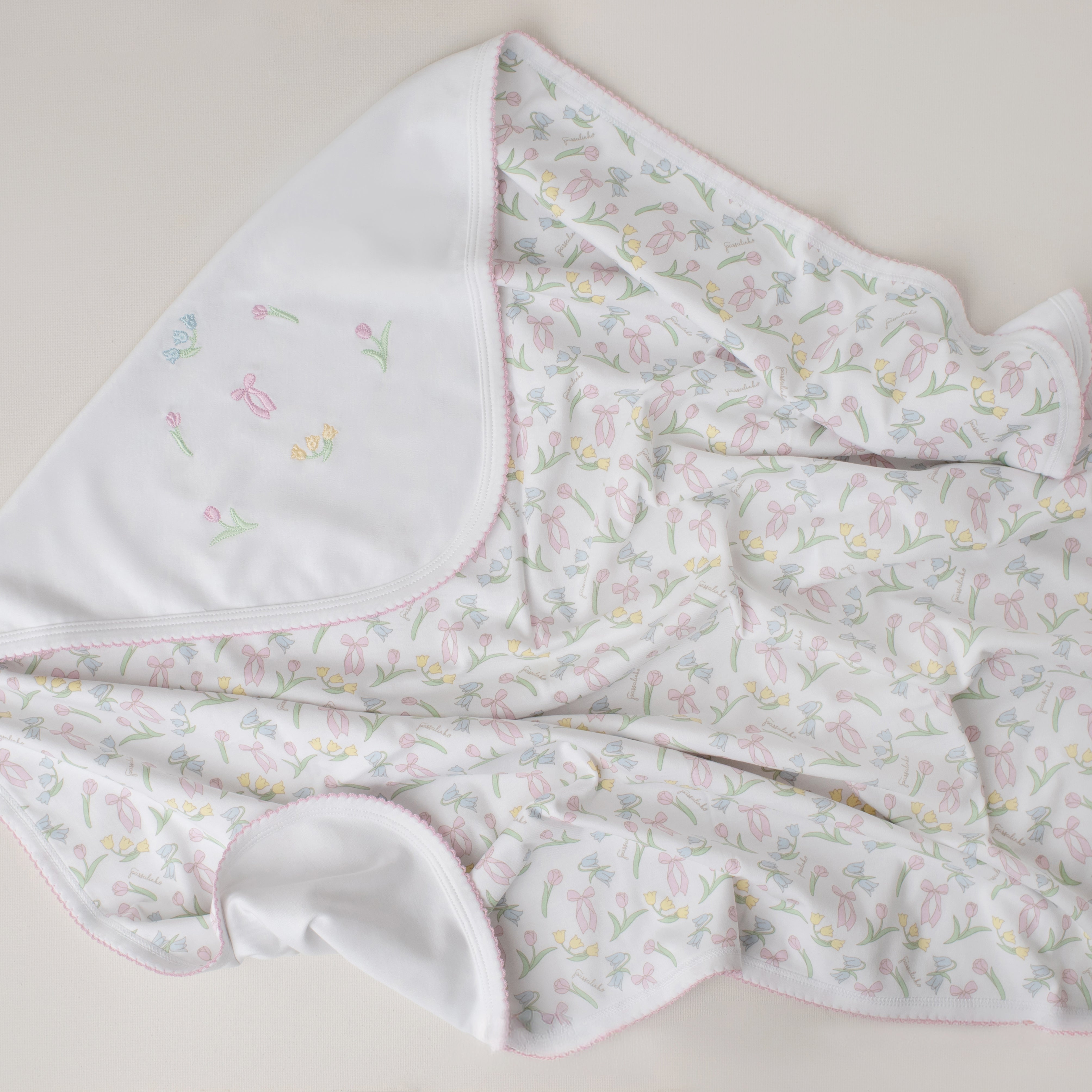 Manta Dupla Arara Tulipas