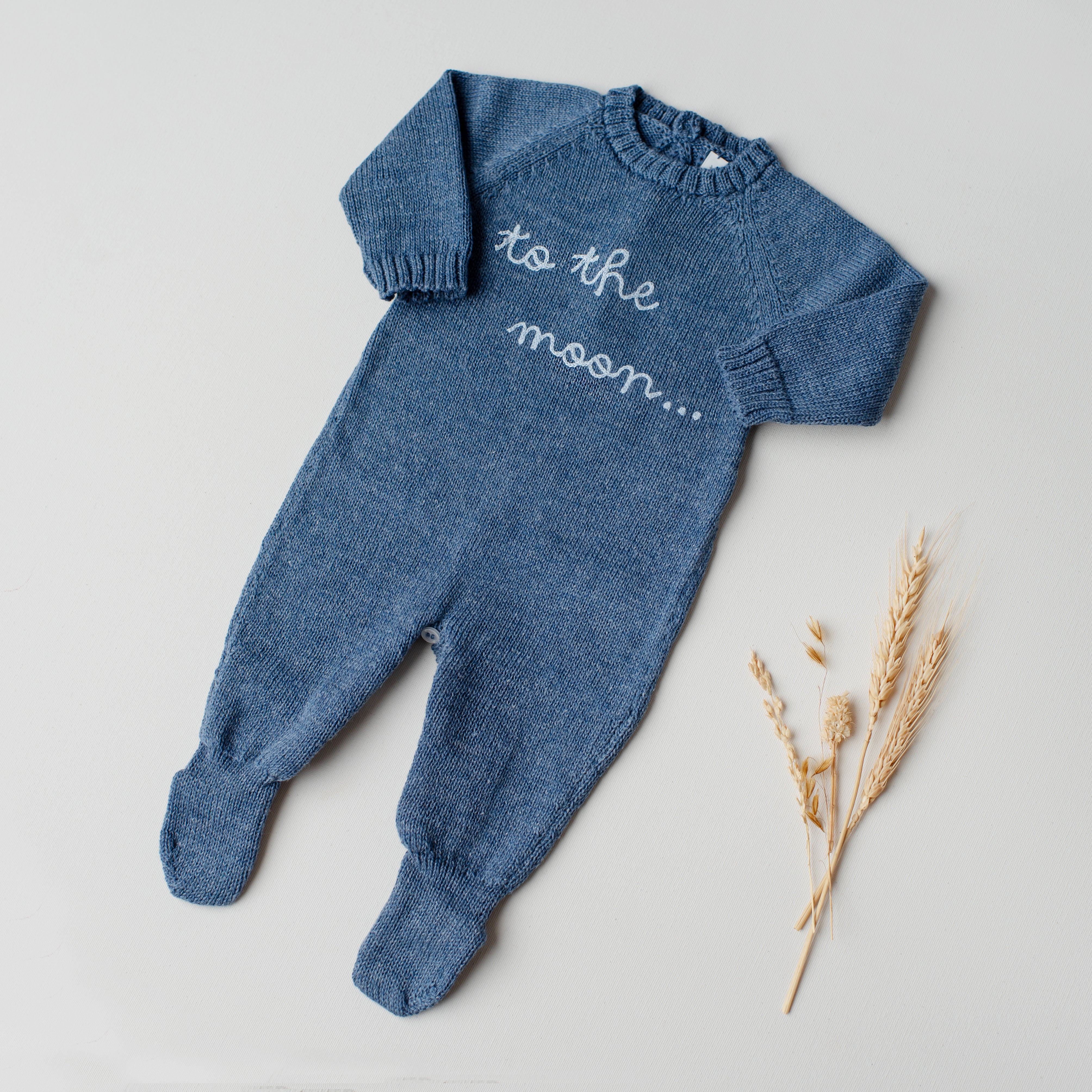 Saída de Maternidade Tucano Azul Jeans