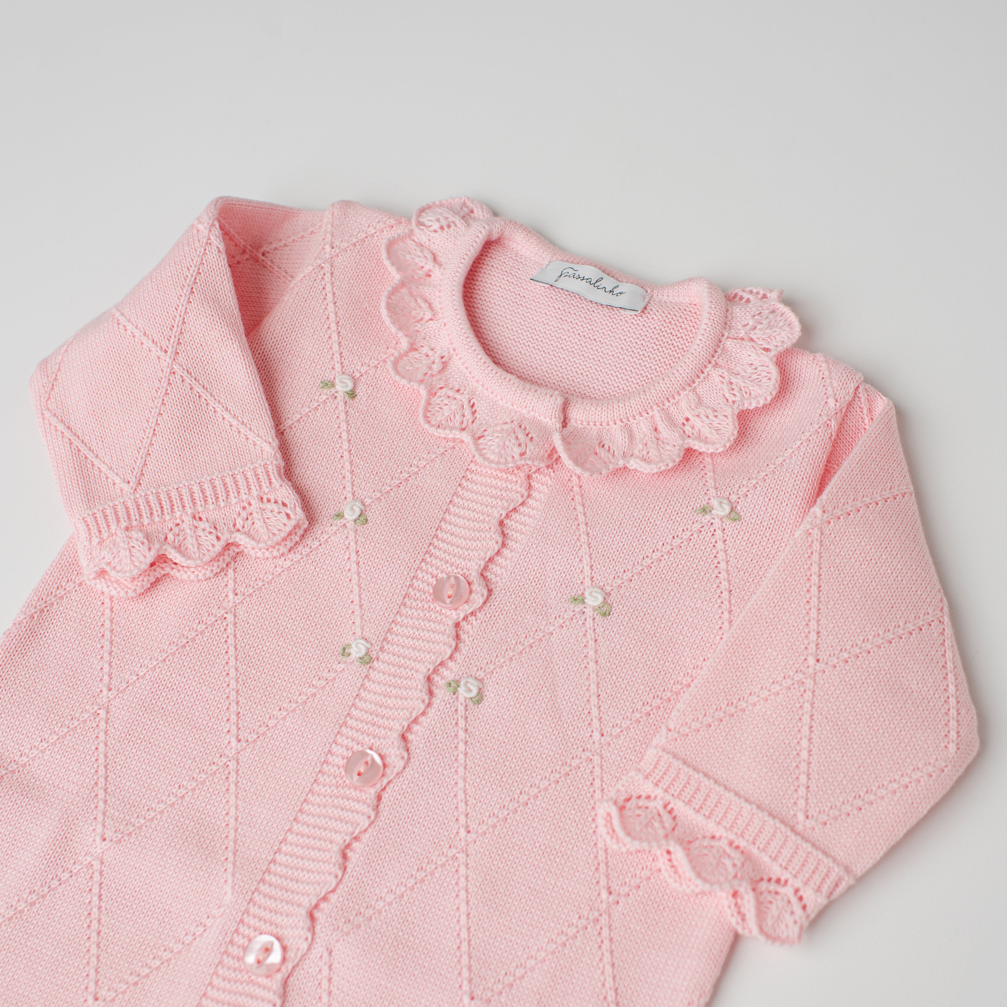 Saída de Maternidade Quebra Nozes Rosa