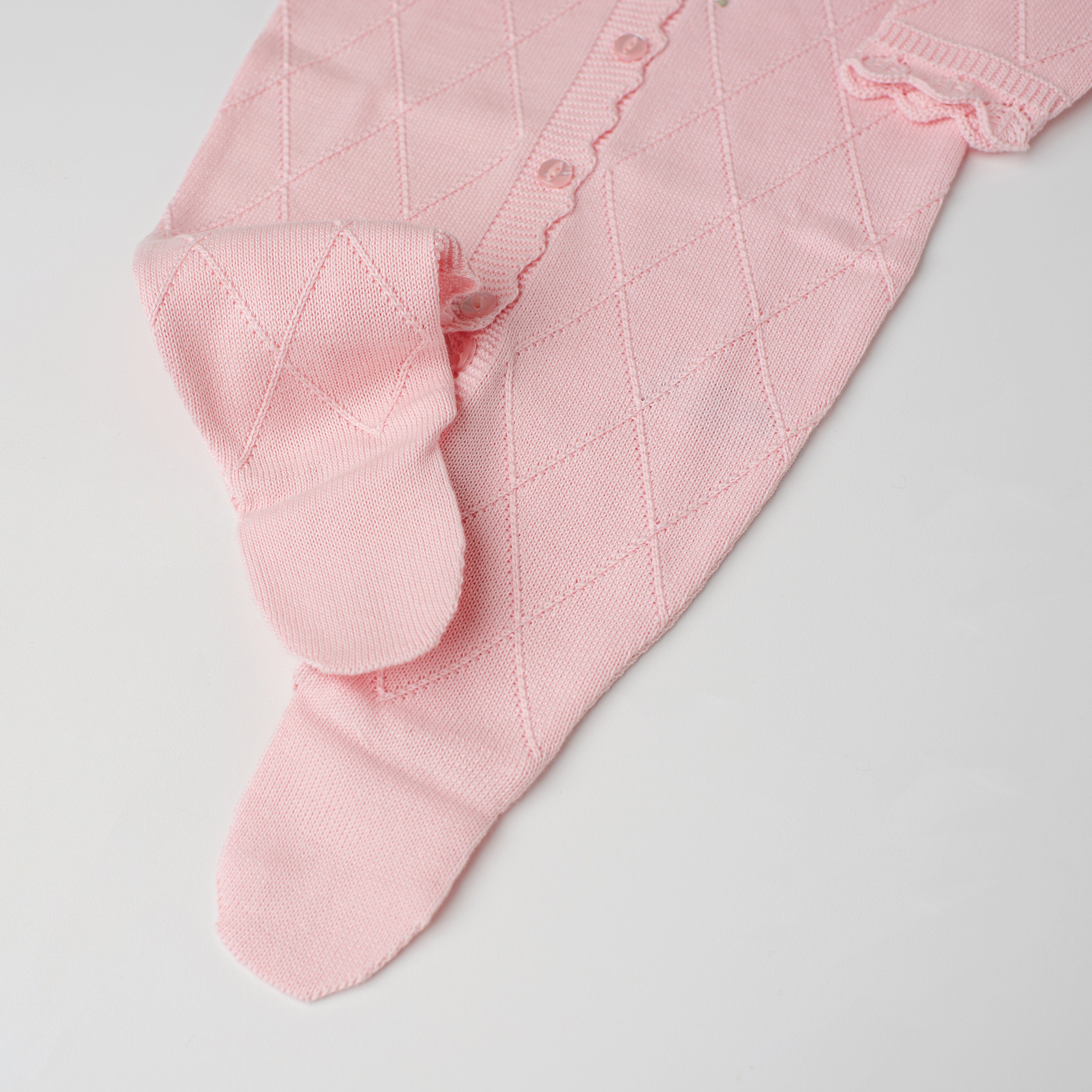 Saída de Maternidade Quebra Nozes Rosa