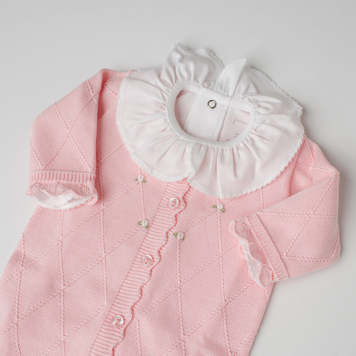 Saída de Maternidade Quebra Nozes Rosa
