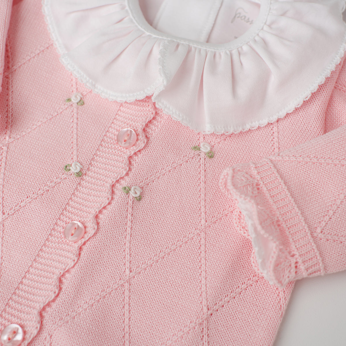 Saída de Maternidade Quebra Nozes Rosa