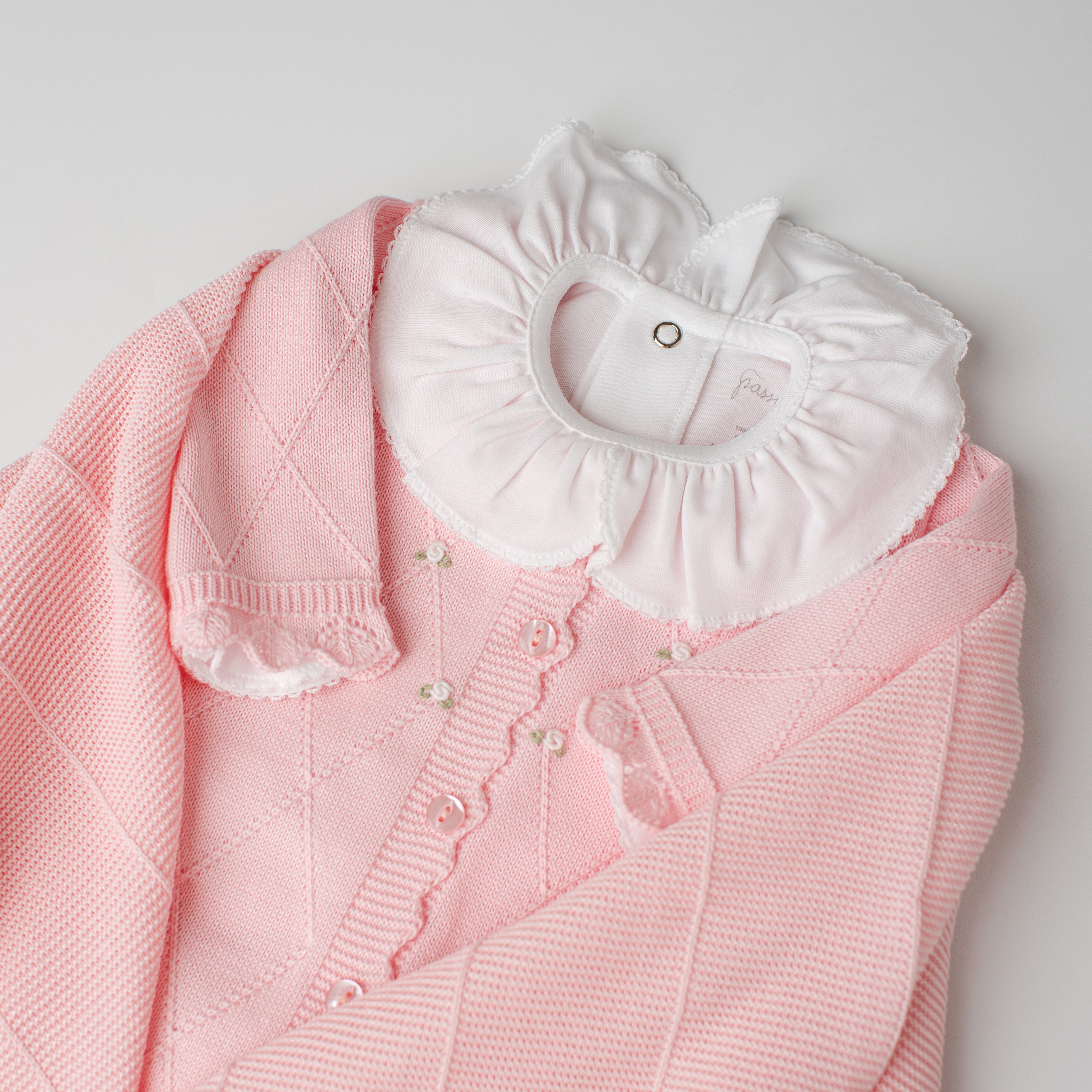 Saída de Maternidade Quebra Nozes Rosa