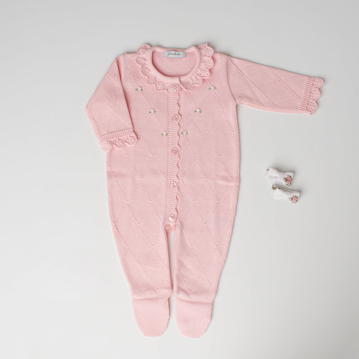 Saída de Maternidade Quebra Nozes Rosa