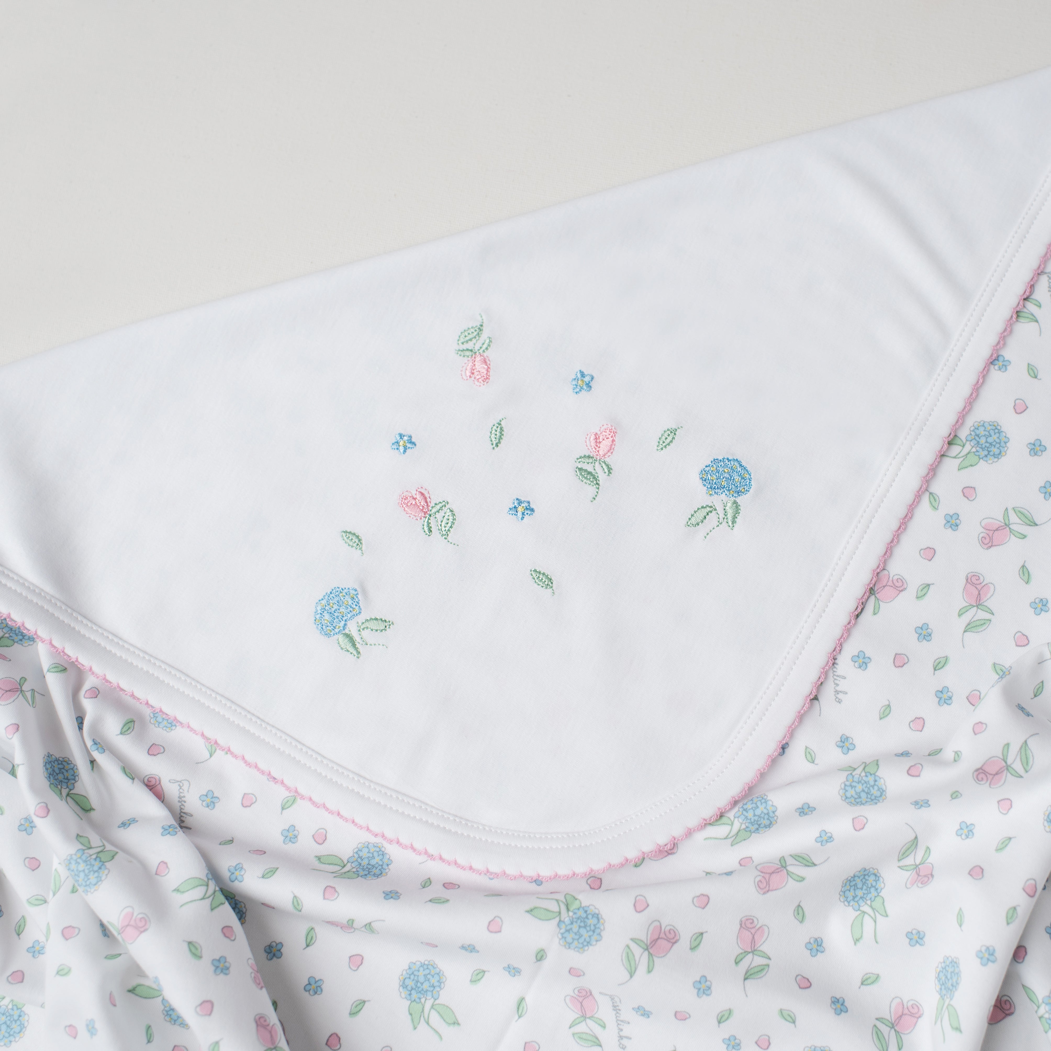 Manta Dupla Arara Hortênsias