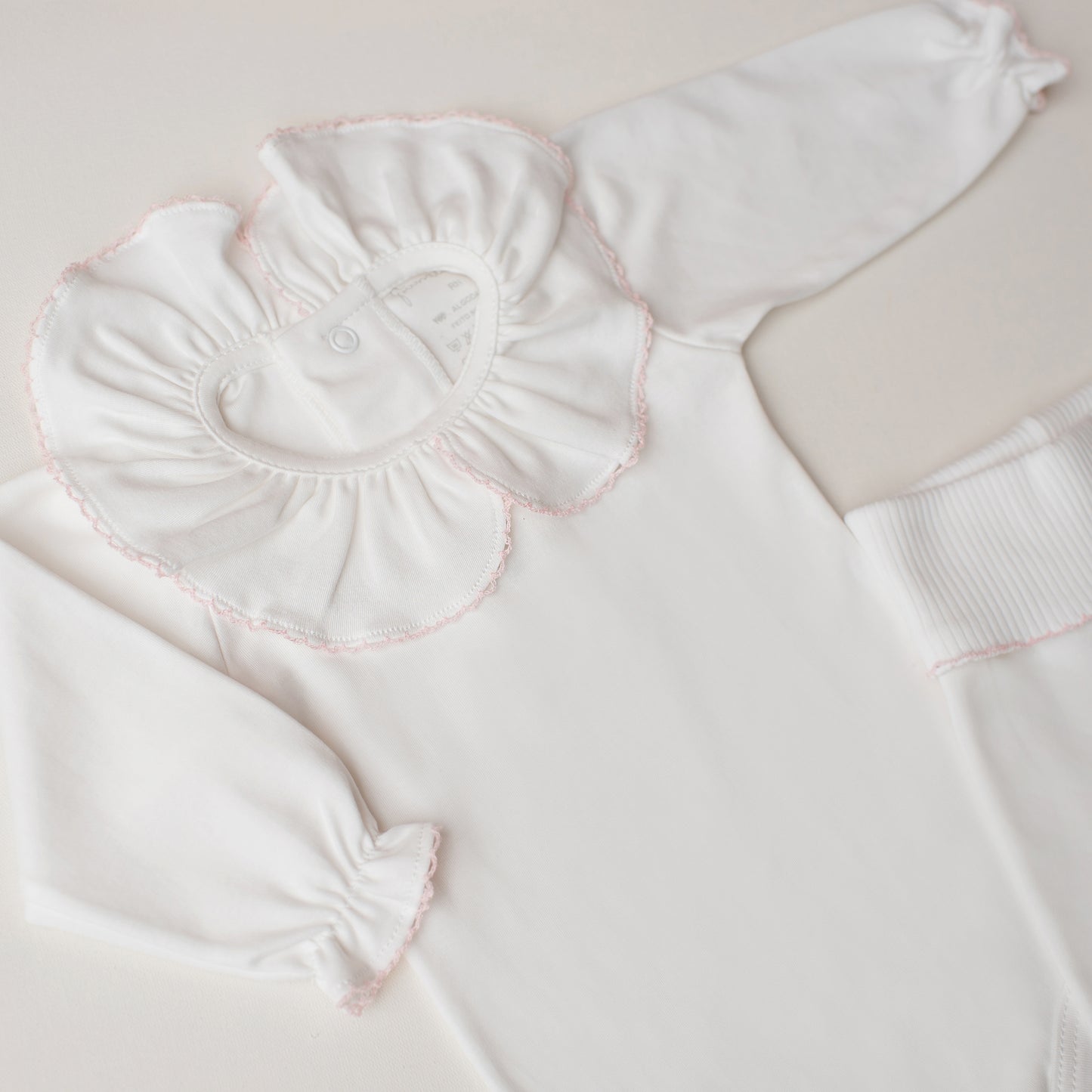 Saída de Maternidade Anambé Branca e Rosa