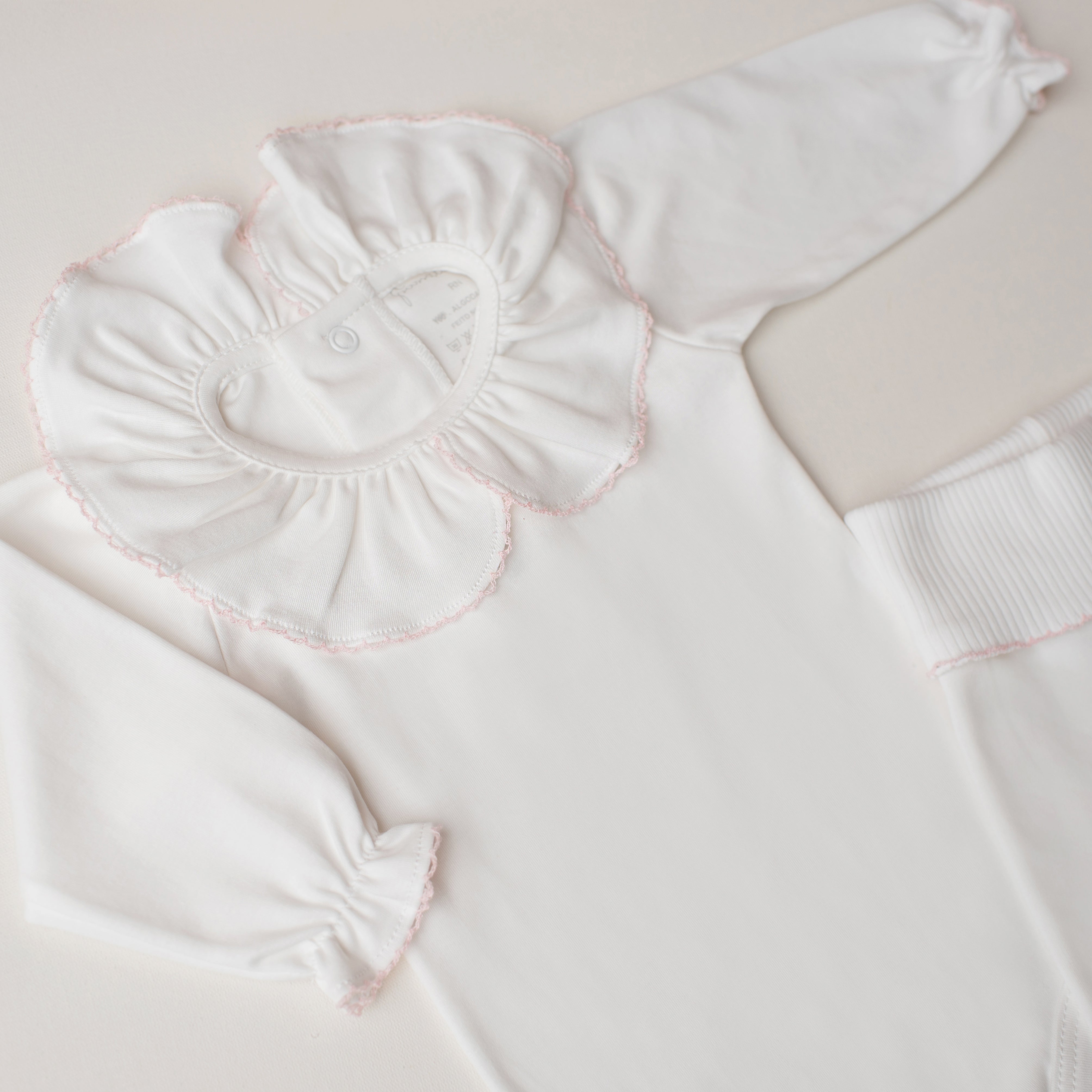 Saída de Maternidade Anambé Branca e Rosa