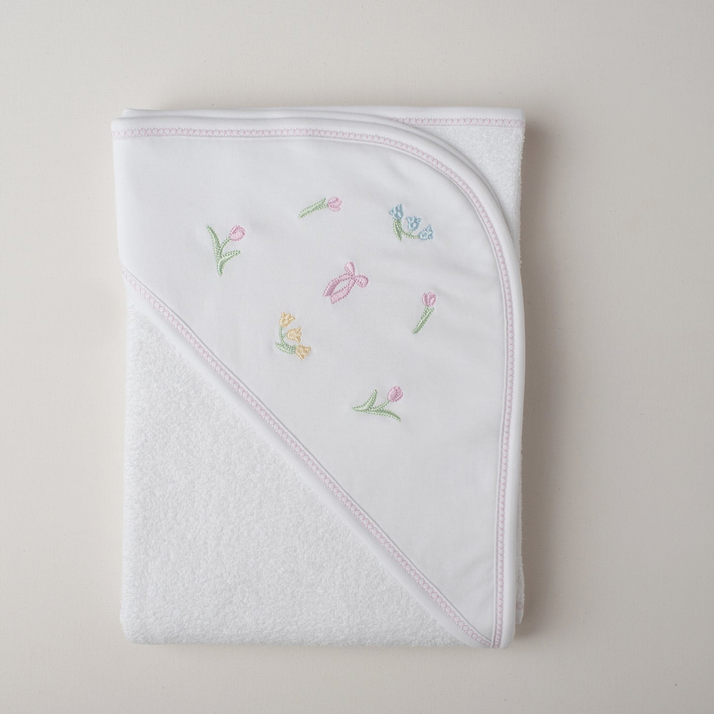 Toalha Felpa Algodão Pima Tulipas