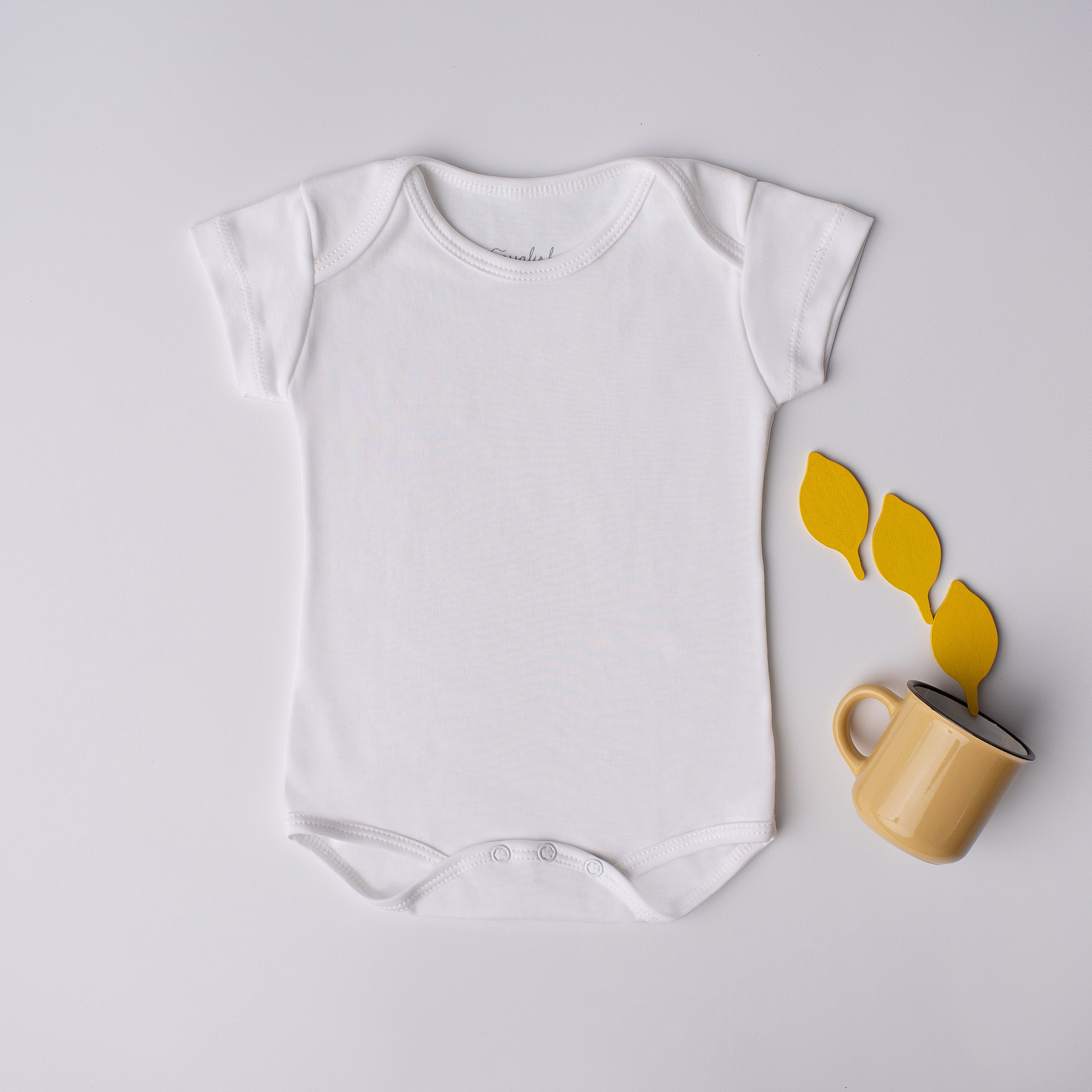 Kit: 3 Bodies Andorinha Manga Curta Branco