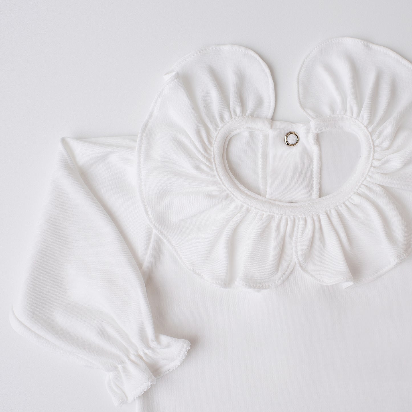 Body Beija-Flor Manga Longa Branco
