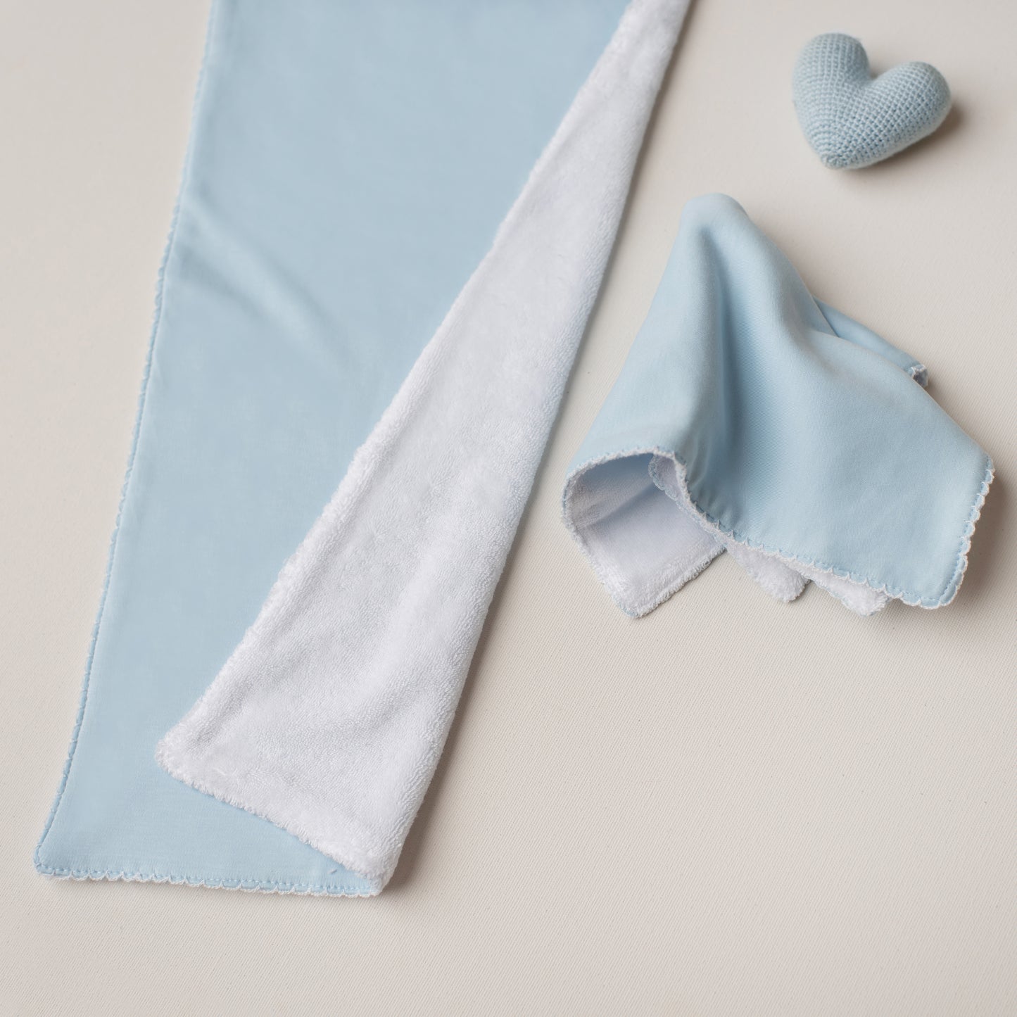 Kit: Paninho de Boca + Paninho de Ombro Azul