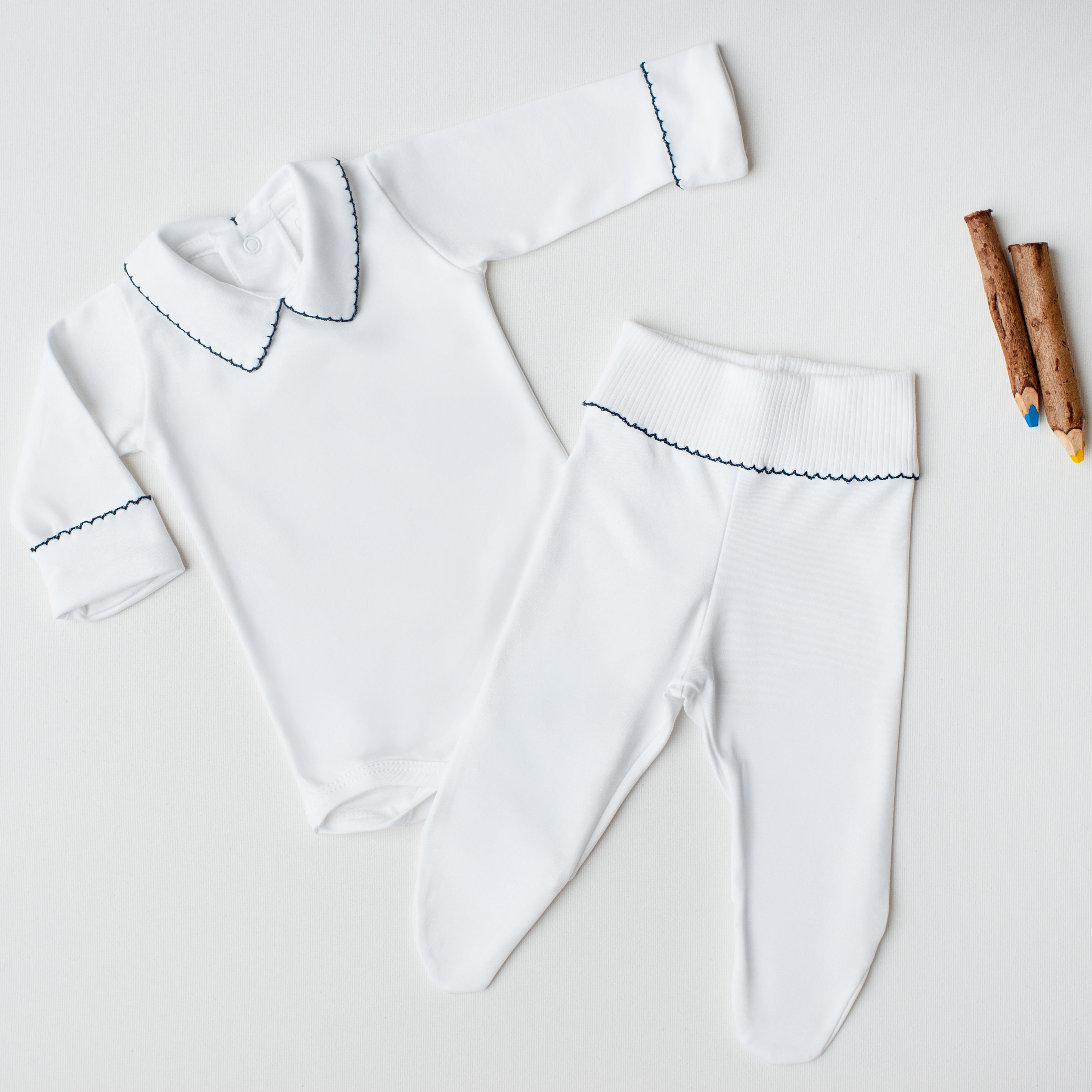 Conjunto Body Quero-Quero + Culote Yoga Marinho