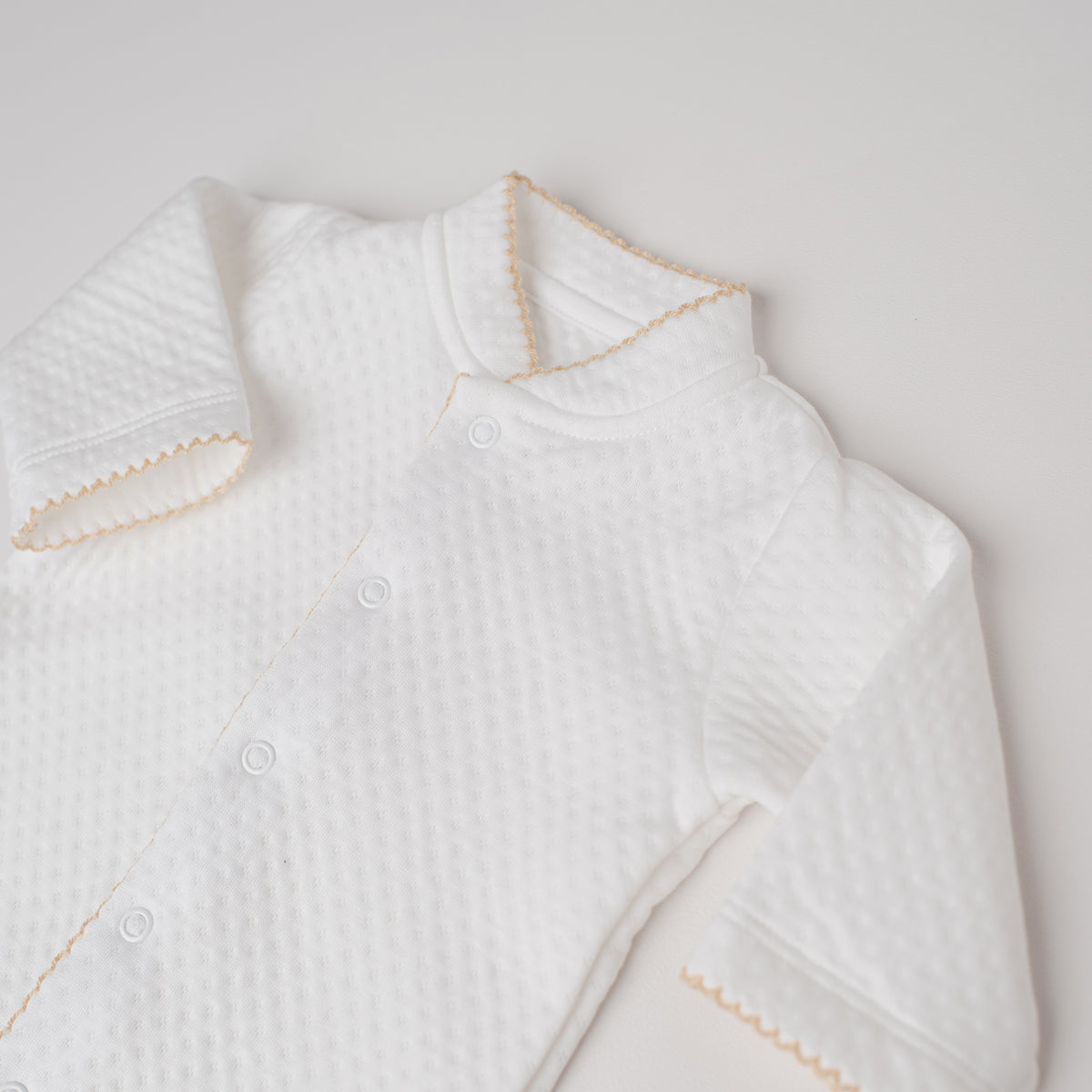 Macacão Arara Jacquard Branco