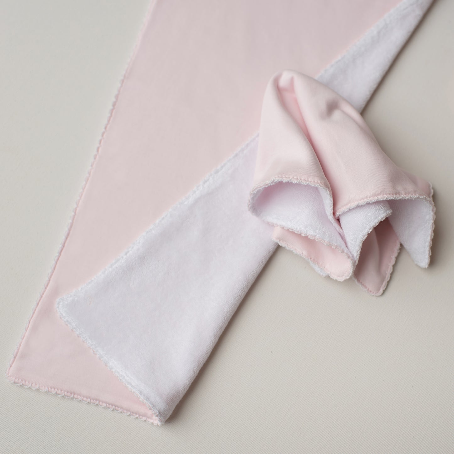 Kit: Paninho de Boca + Paninho de Ombro Rosa Claro