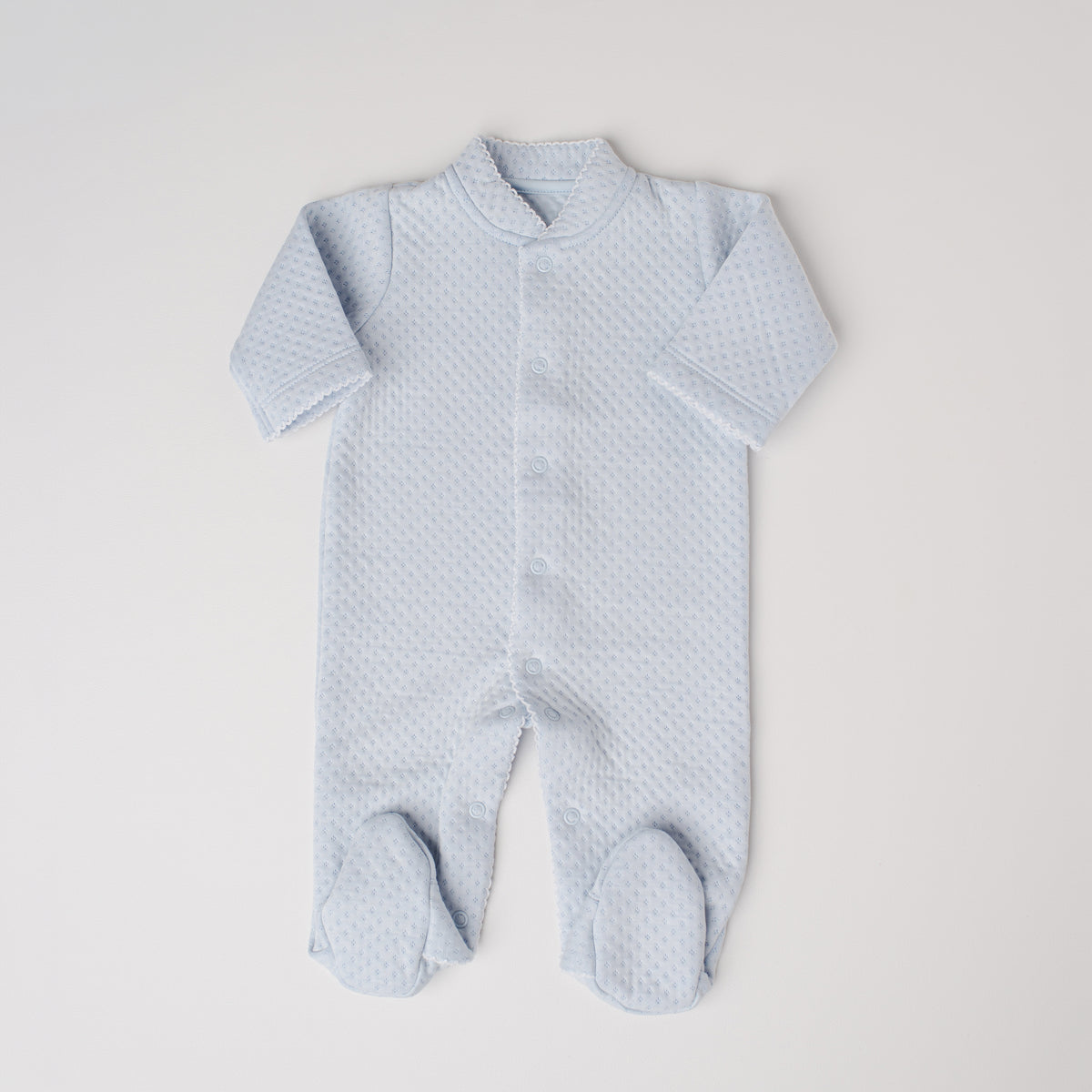 Macacão Arara Jacquard Azul