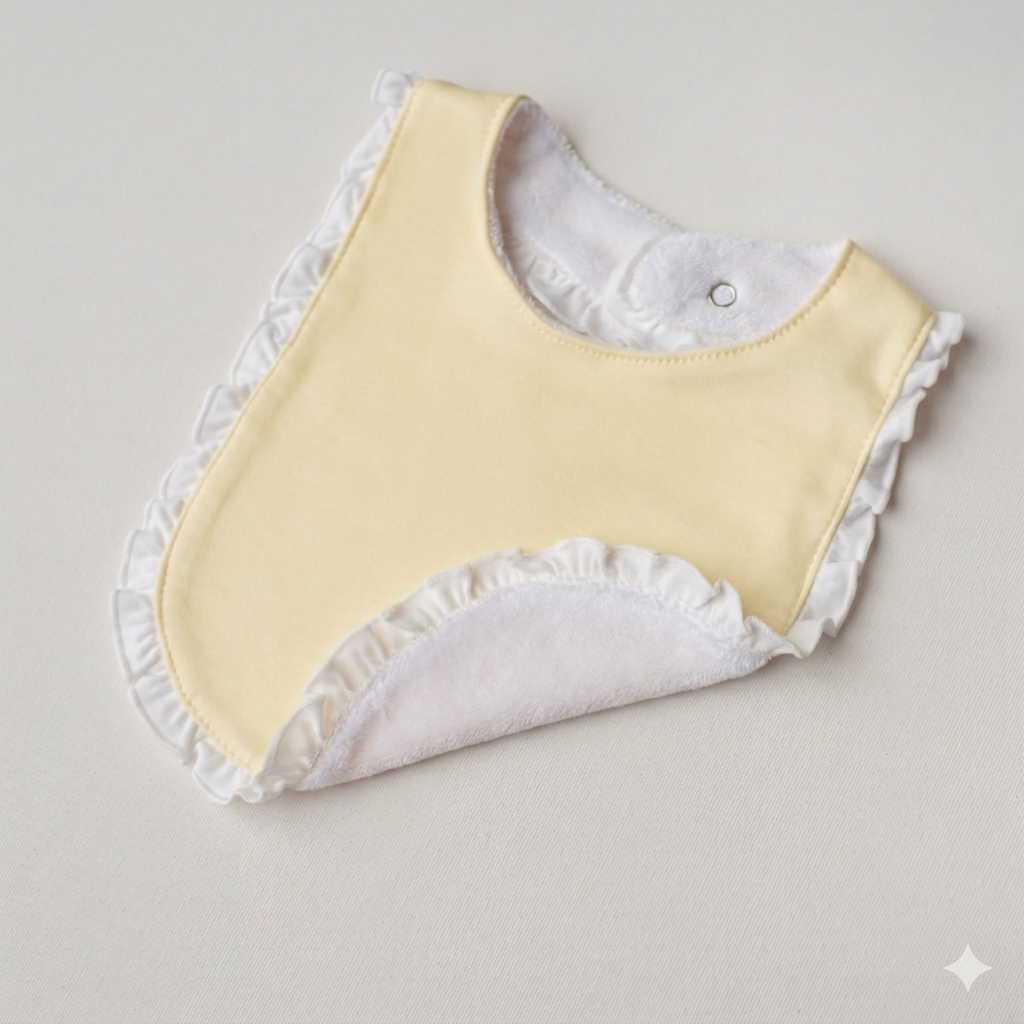 Babador Garça Pima Amarelo Atoalhado