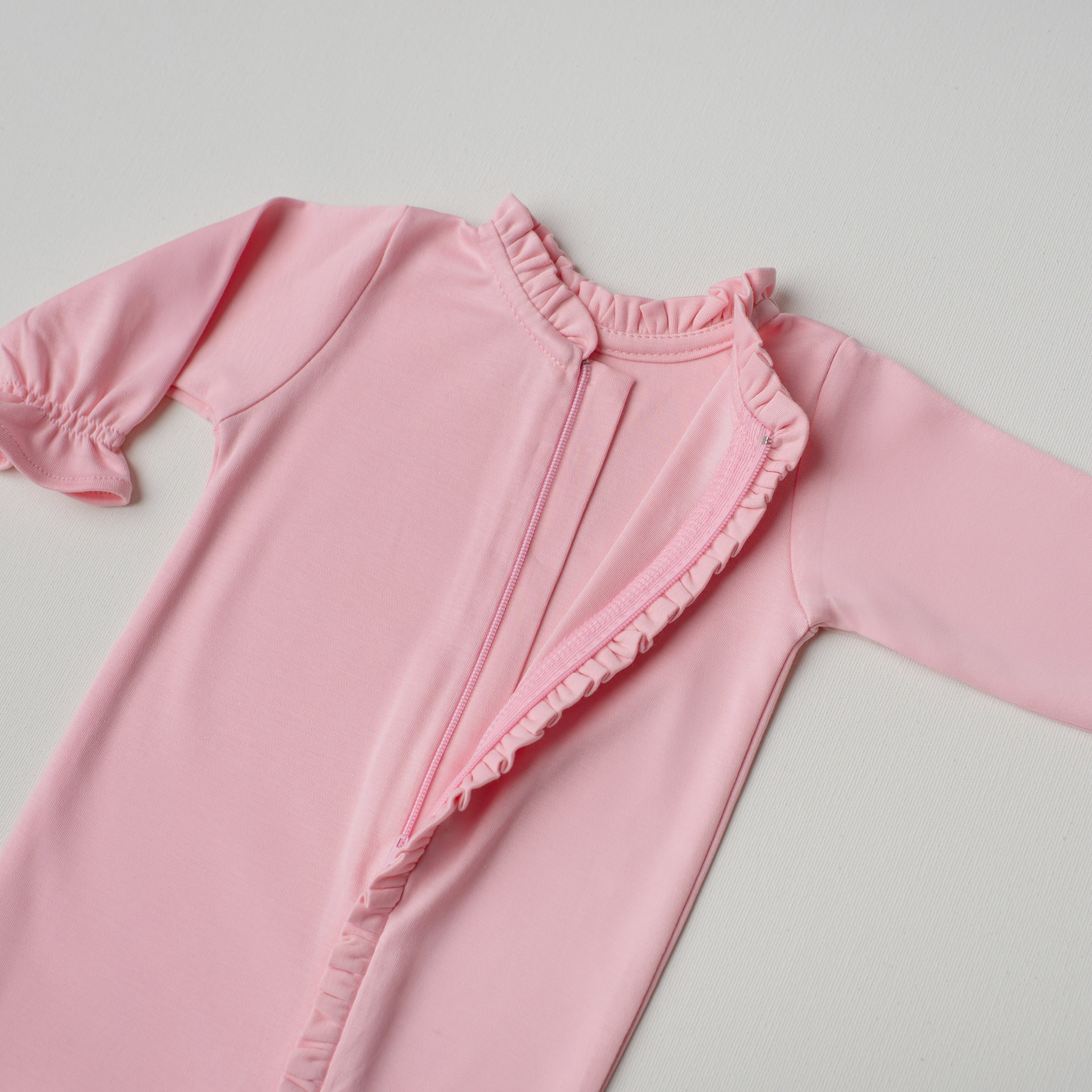 Macacão Pardal Zíper Rosa