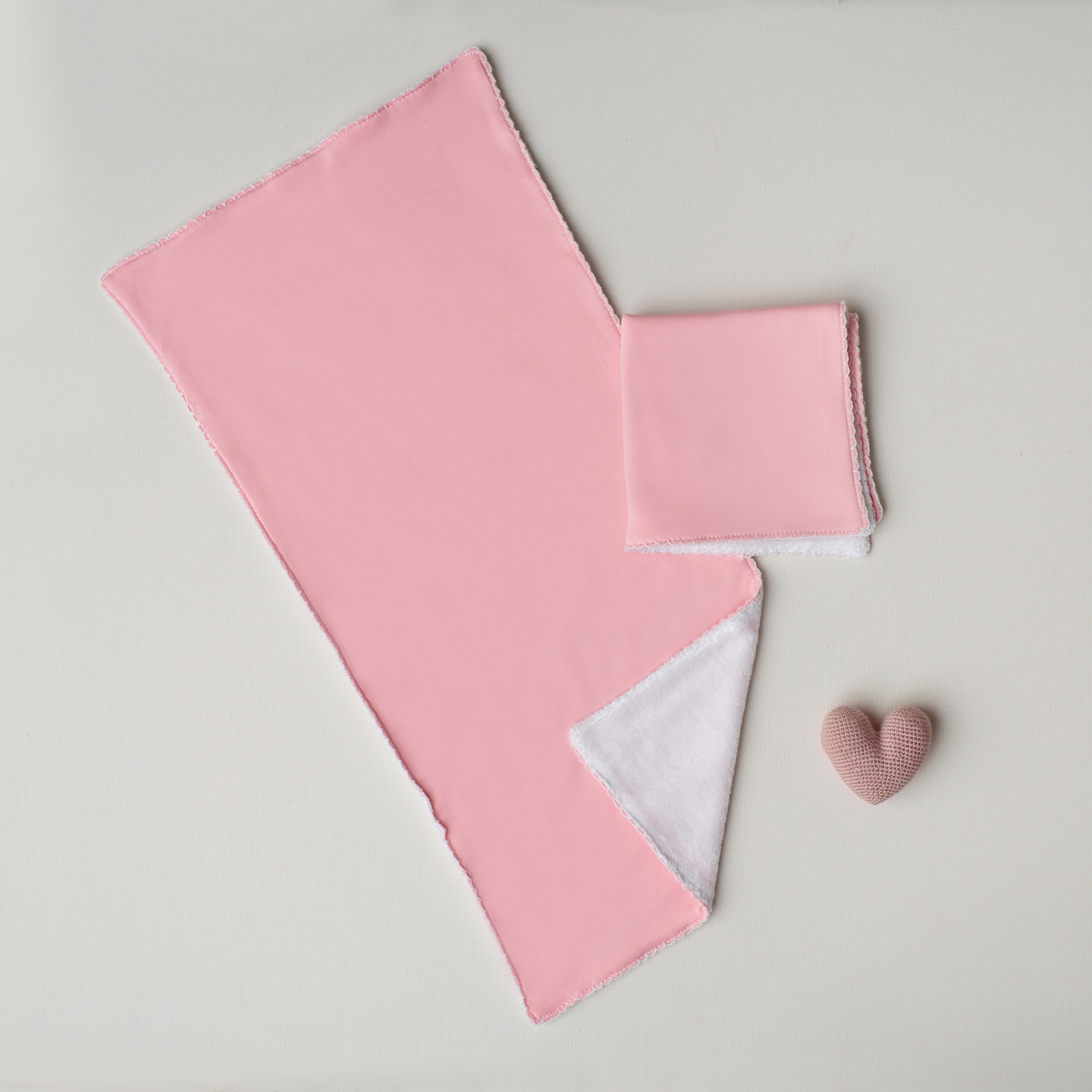 Kit: Paninho de Boca + Paninho de Ombro Rosa