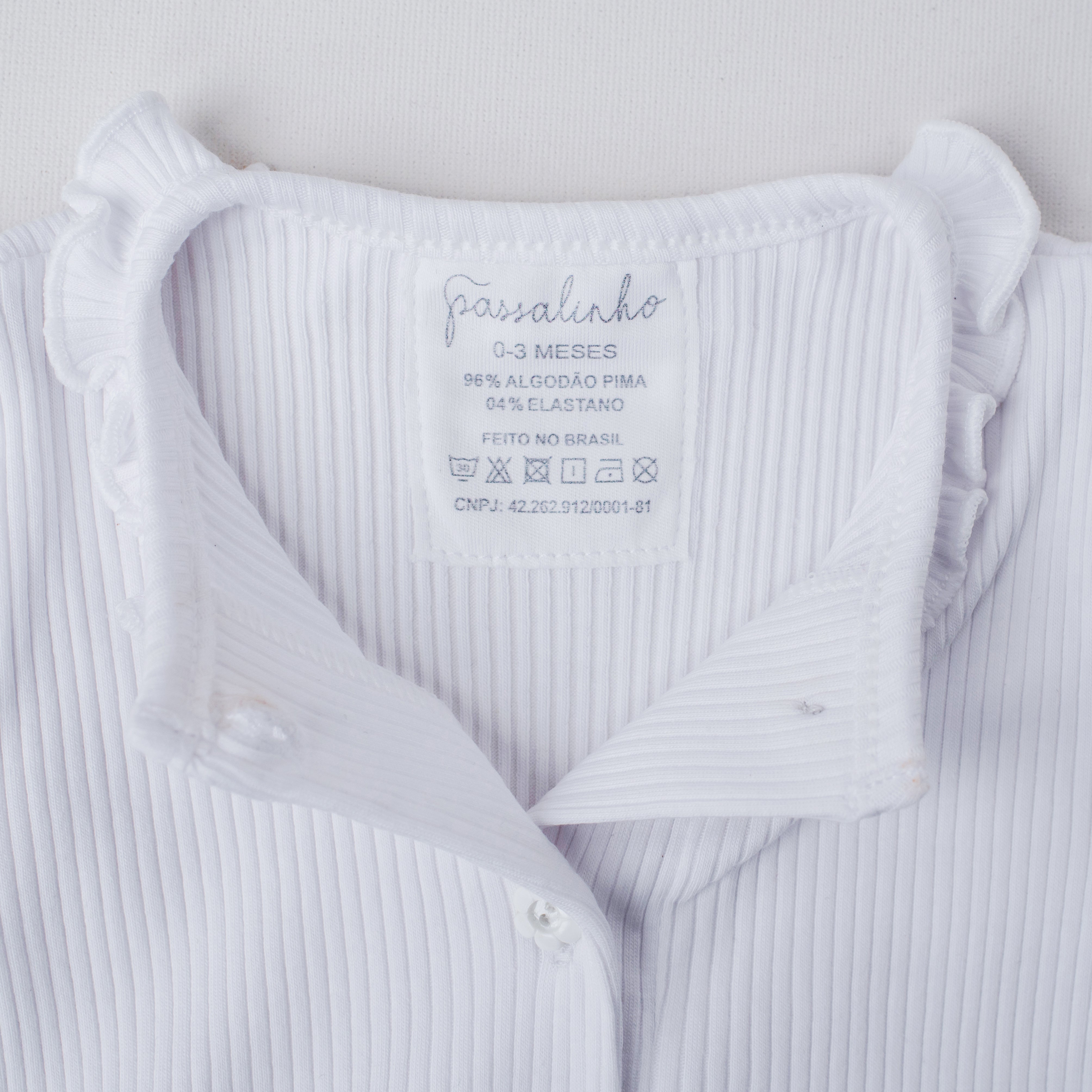 Conjunto Cisne Canelado Branco