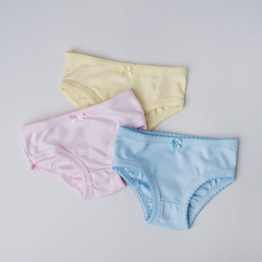 Kit: 3 Calcinhas Algodão Pima - Coloridas
