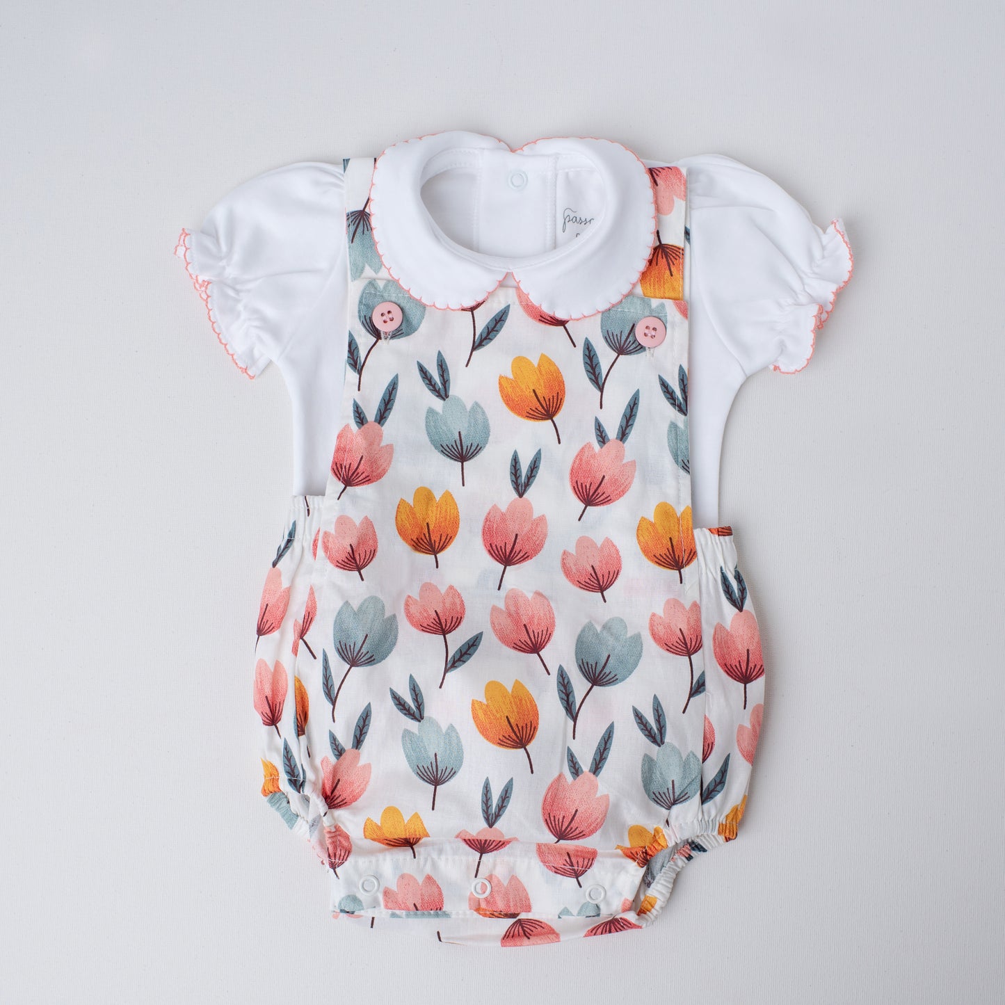 Conjunto Bloomer Garça Colorido