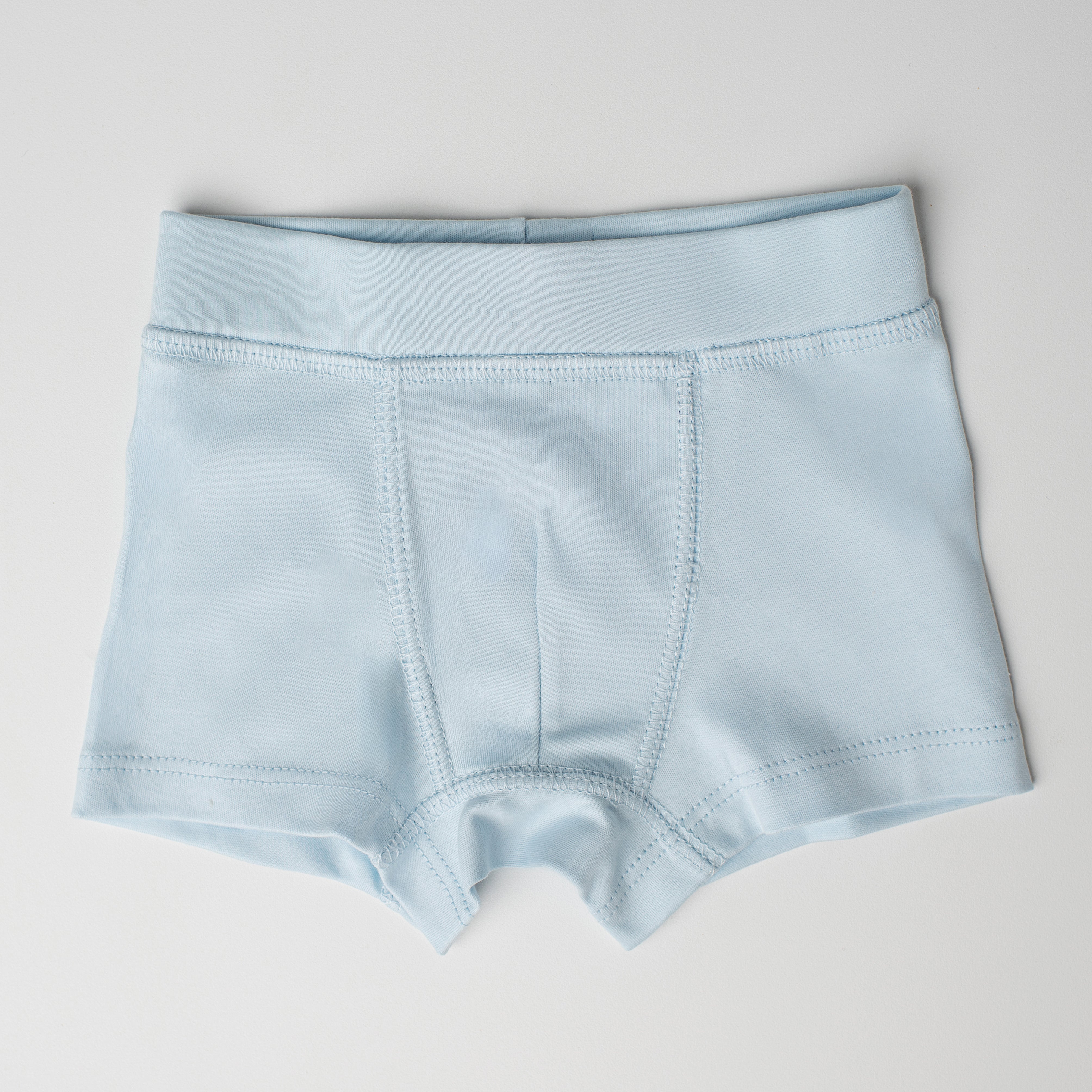 Kit: 3 Cuecas Algodão Pima - Branca, Azul Clara, Amarela