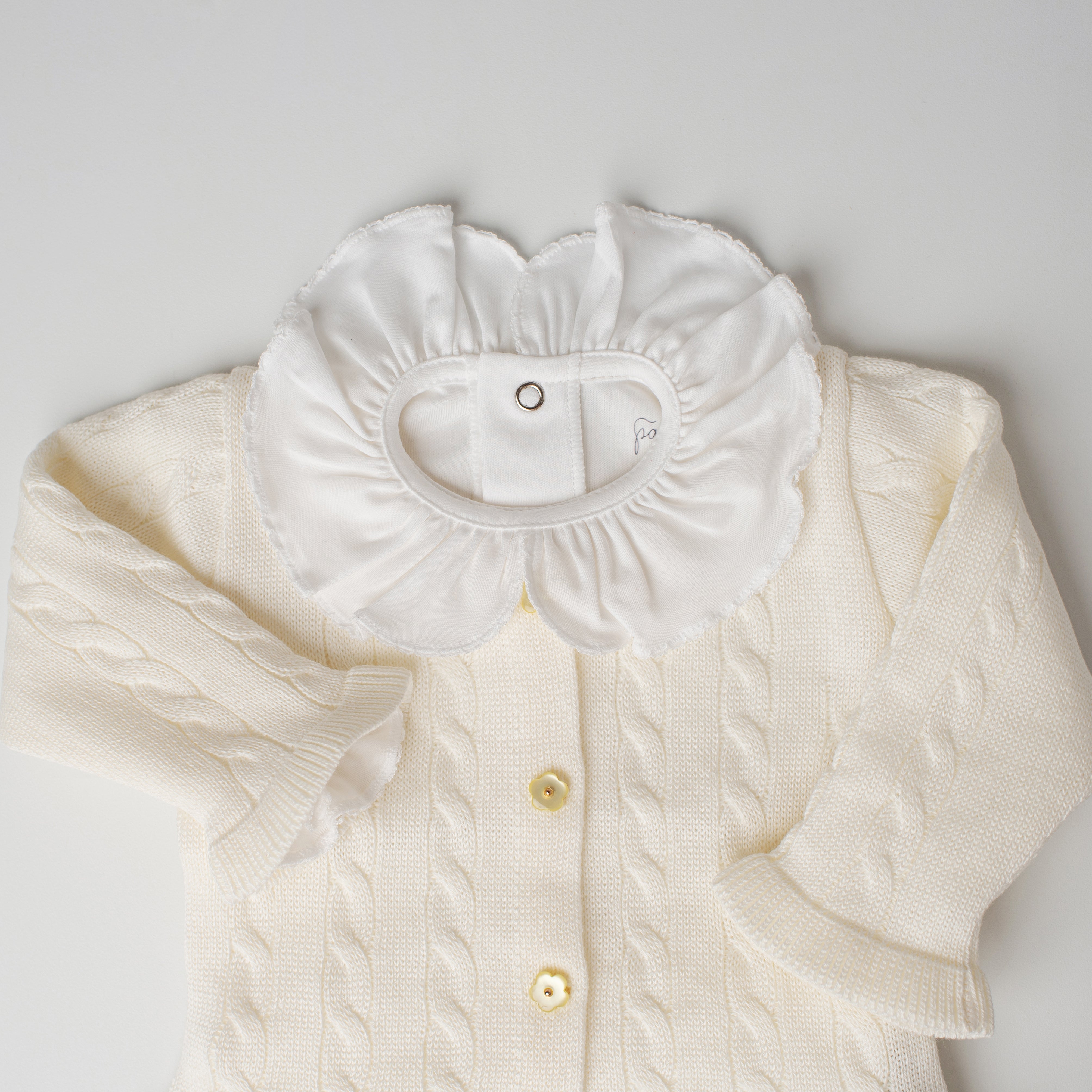 Conjunto em Tricô + Pima Sabiá Branco