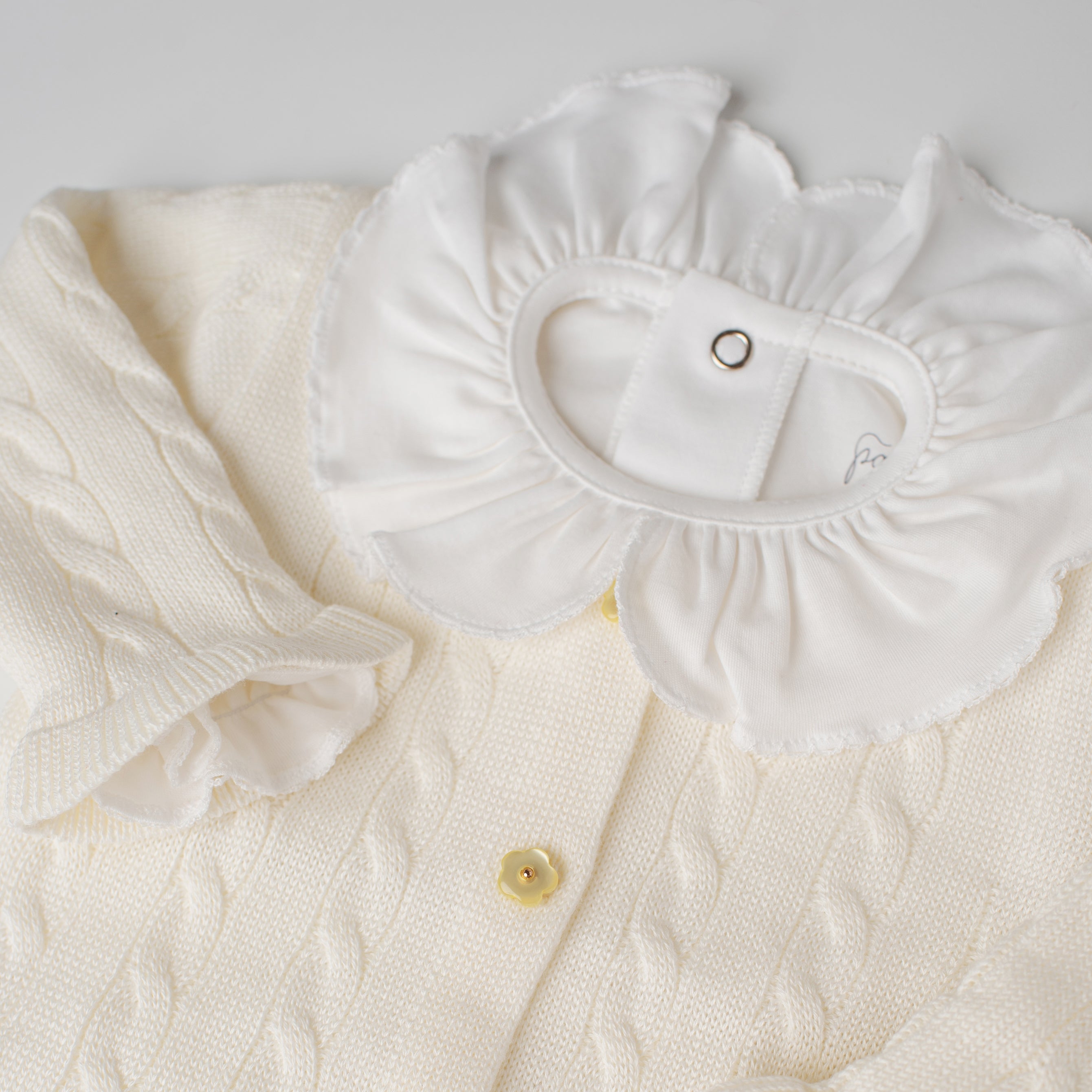 Conjunto em Tricô + Pima Sabiá Branco