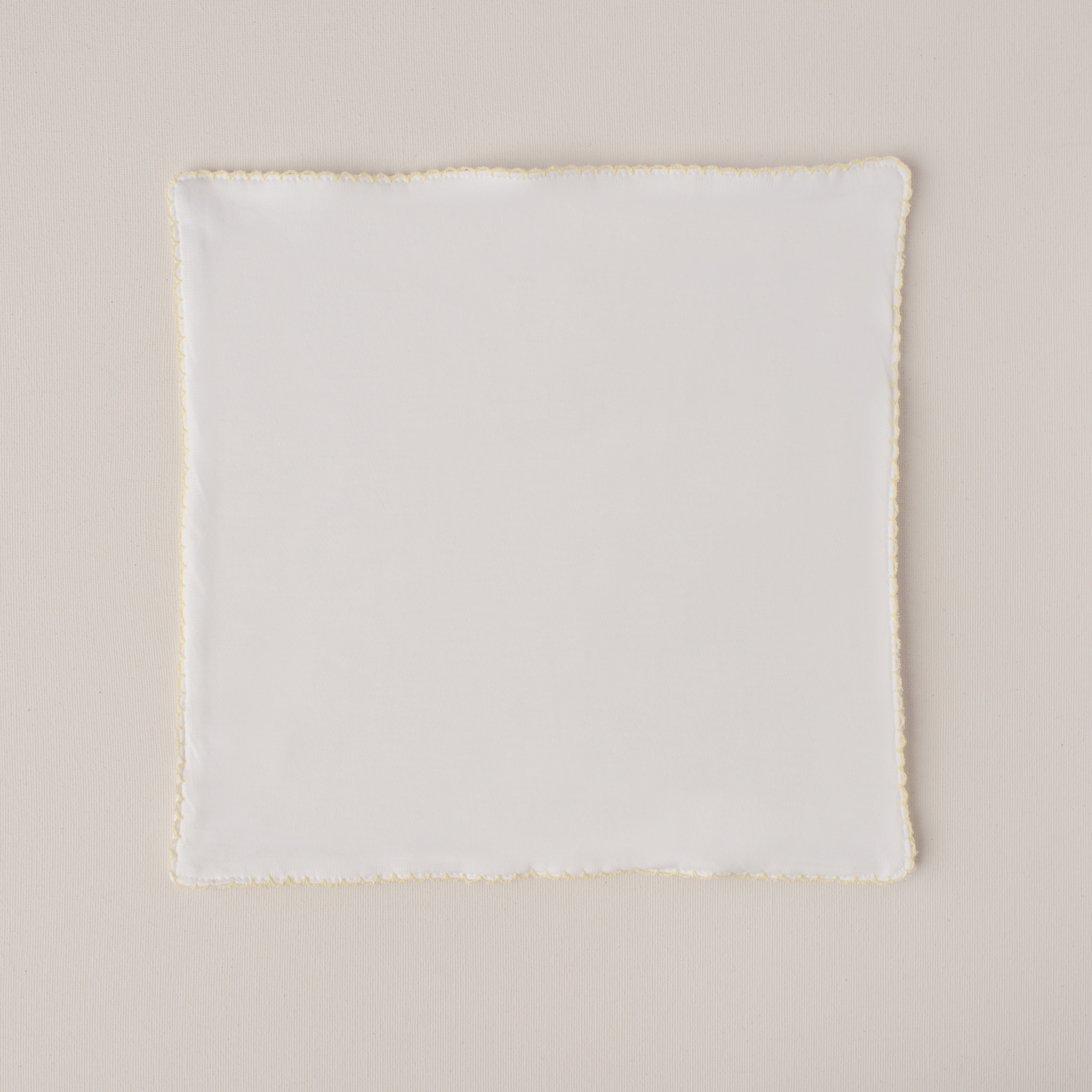 Paninho de Boca ou Bumbum Atoalhado - Detalhe Amarelo