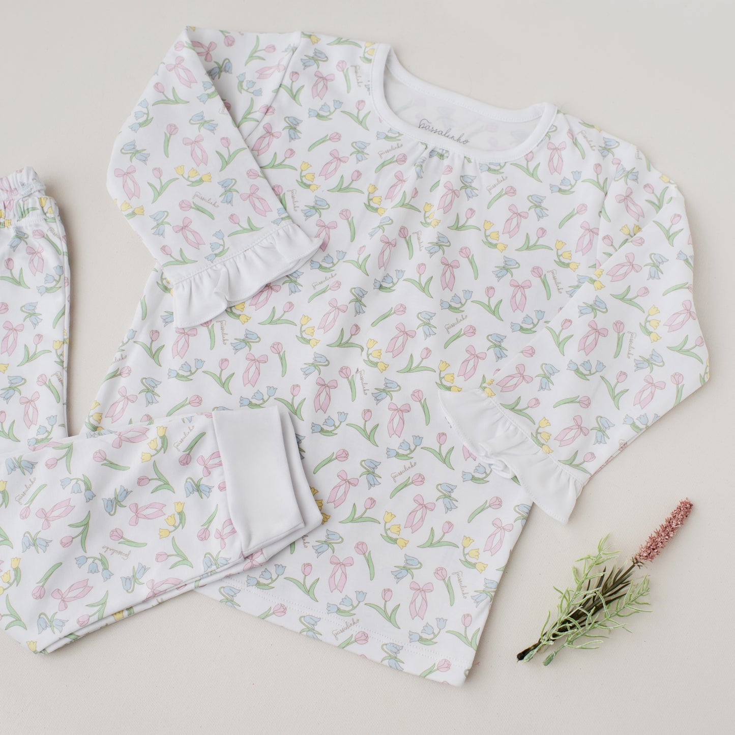 Pijama Calça e Blusa Arara Tulipas