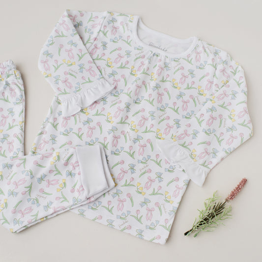 Pijama Calça e Blusa Arara Tulipas